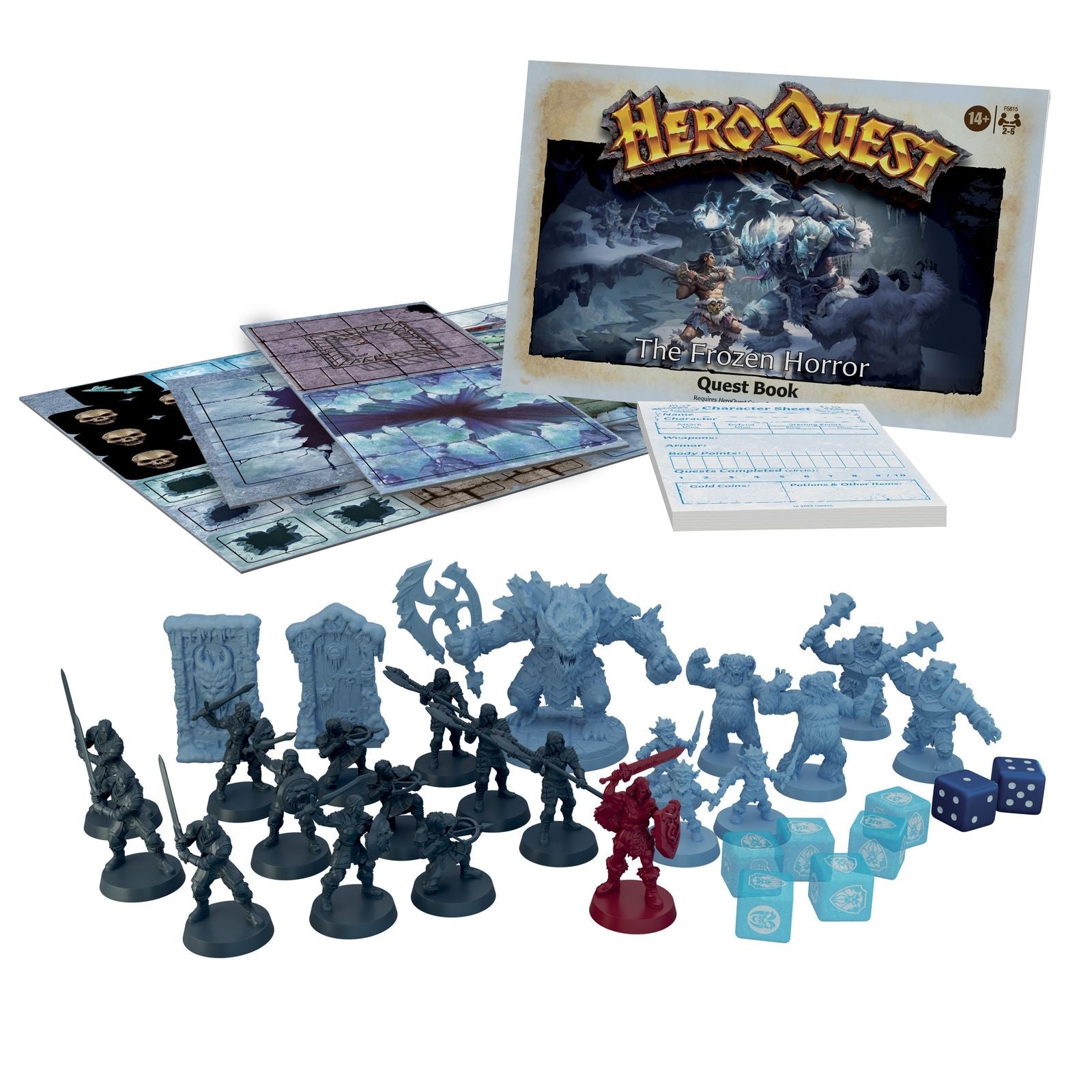 THE FROZEN HORROR - ENGLISH QUEST PACK FOR HEROQUEST - HASBRO GAMING 