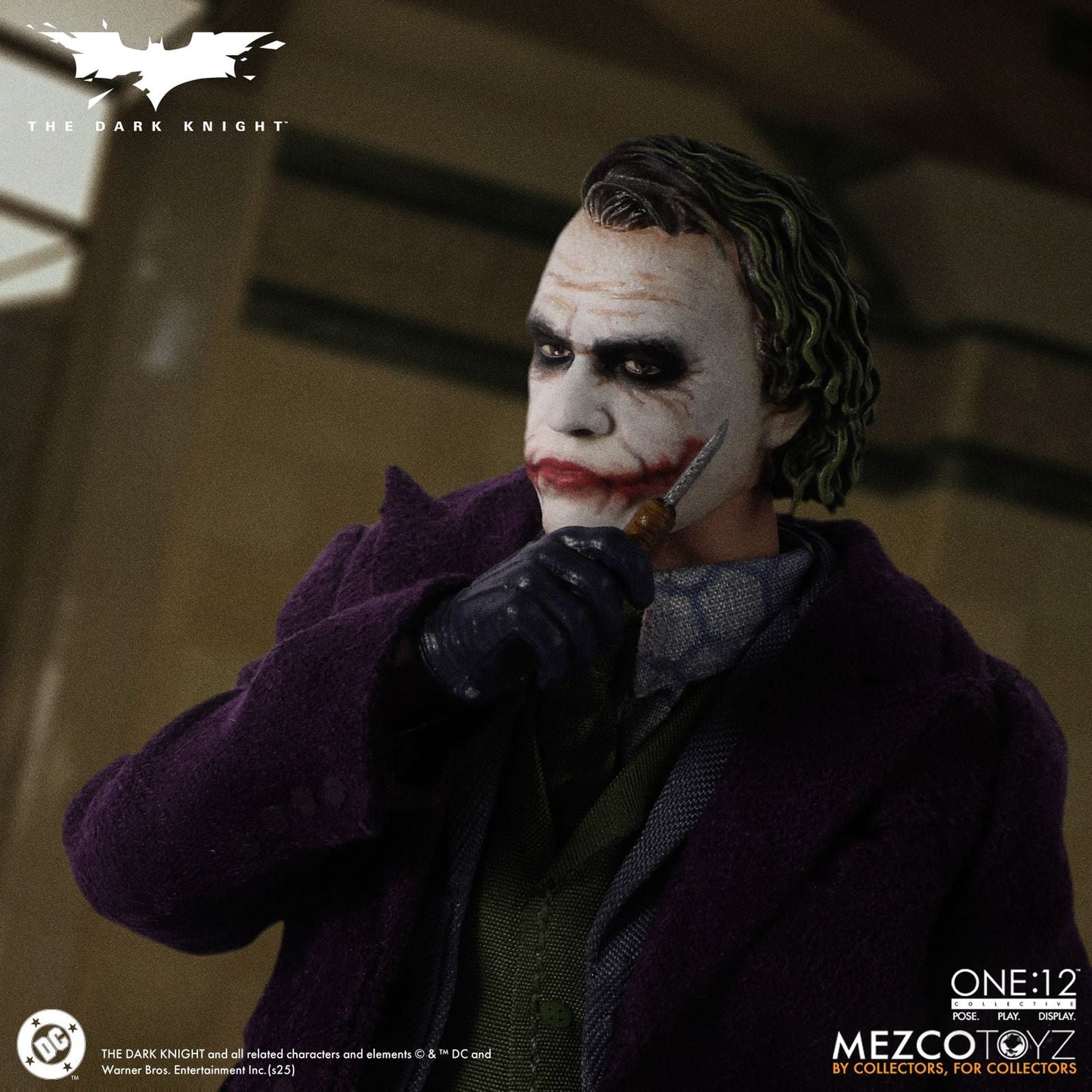 THE JOKER HEATH LEDGER VERSION FIGURA 17 CM DC UNIVERSE THE DARK KNIGHT ONE:12 COLLECTIVE