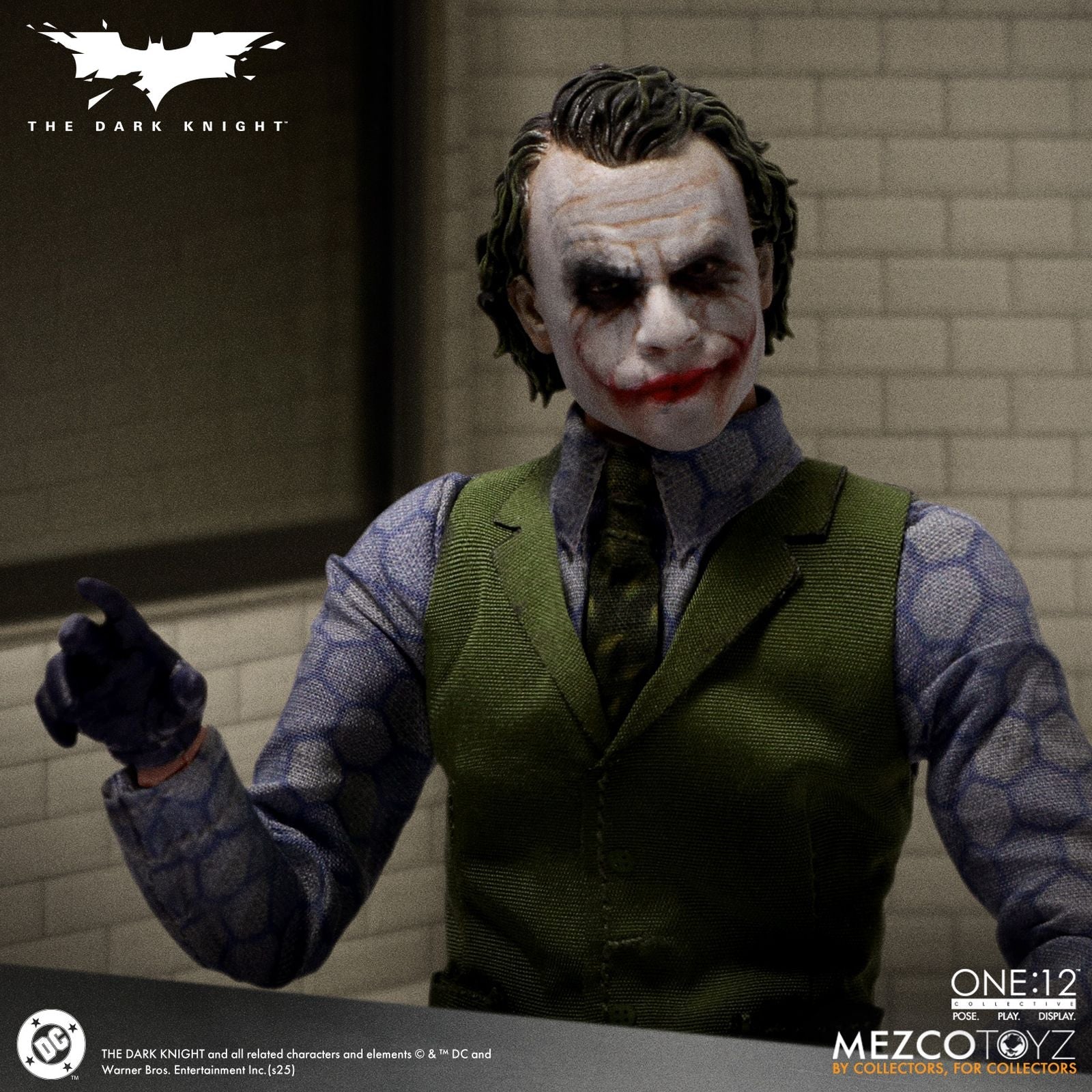 THE JOKER HEATH LEDGER VERSION FIGURA 17 CM DC UNIVERSE THE DARK KNIGHT ONE:12 COLLECTIVE