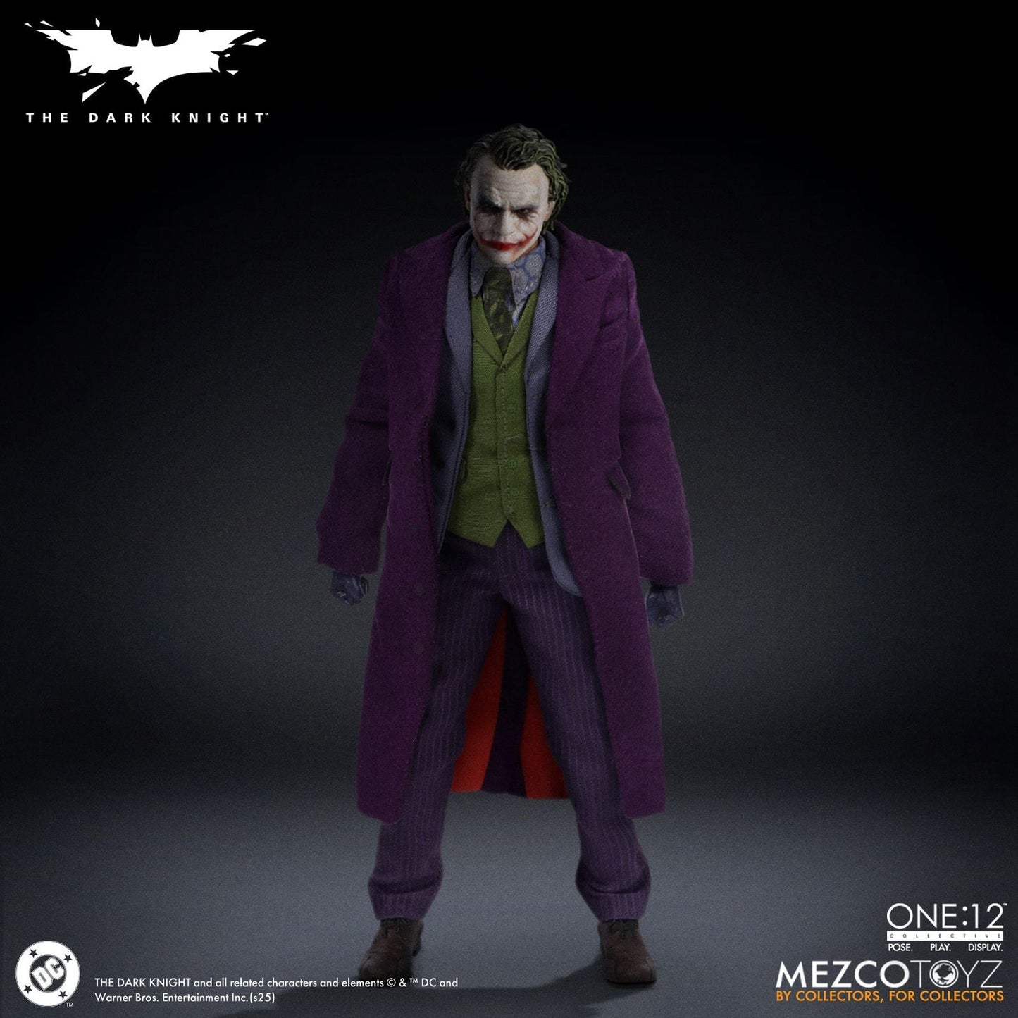 THE JOKER HEATH LEDGER VERSION FIGURA 17 CM DC UNIVERSE THE DARK KNIGHT ONE:12 COLLECTIVE