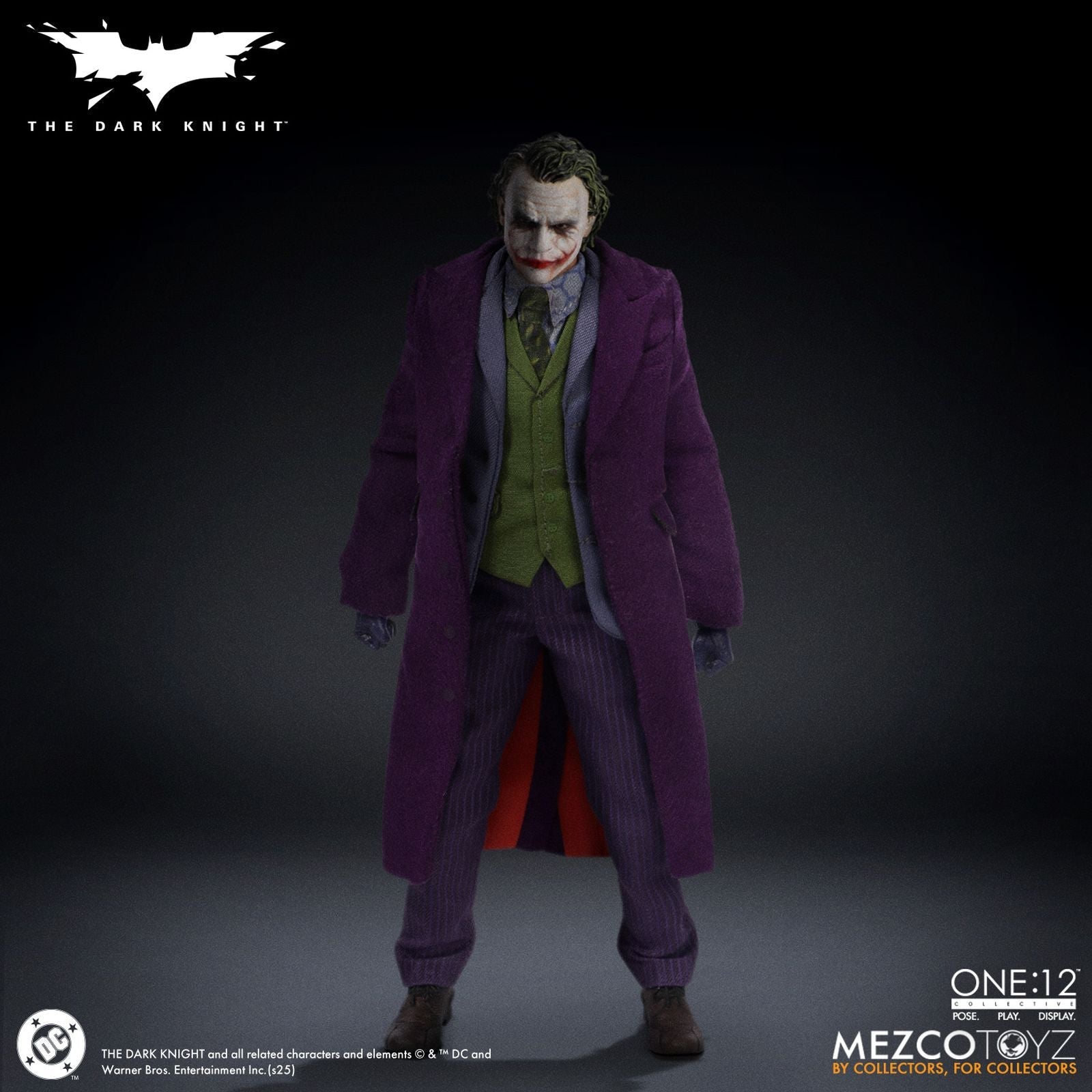 THE JOKER HEATH LEDGER VERSION FIGURA 17 CM DC UNIVERSE THE DARK KNIGHT ONE:12 COLLECTIVE