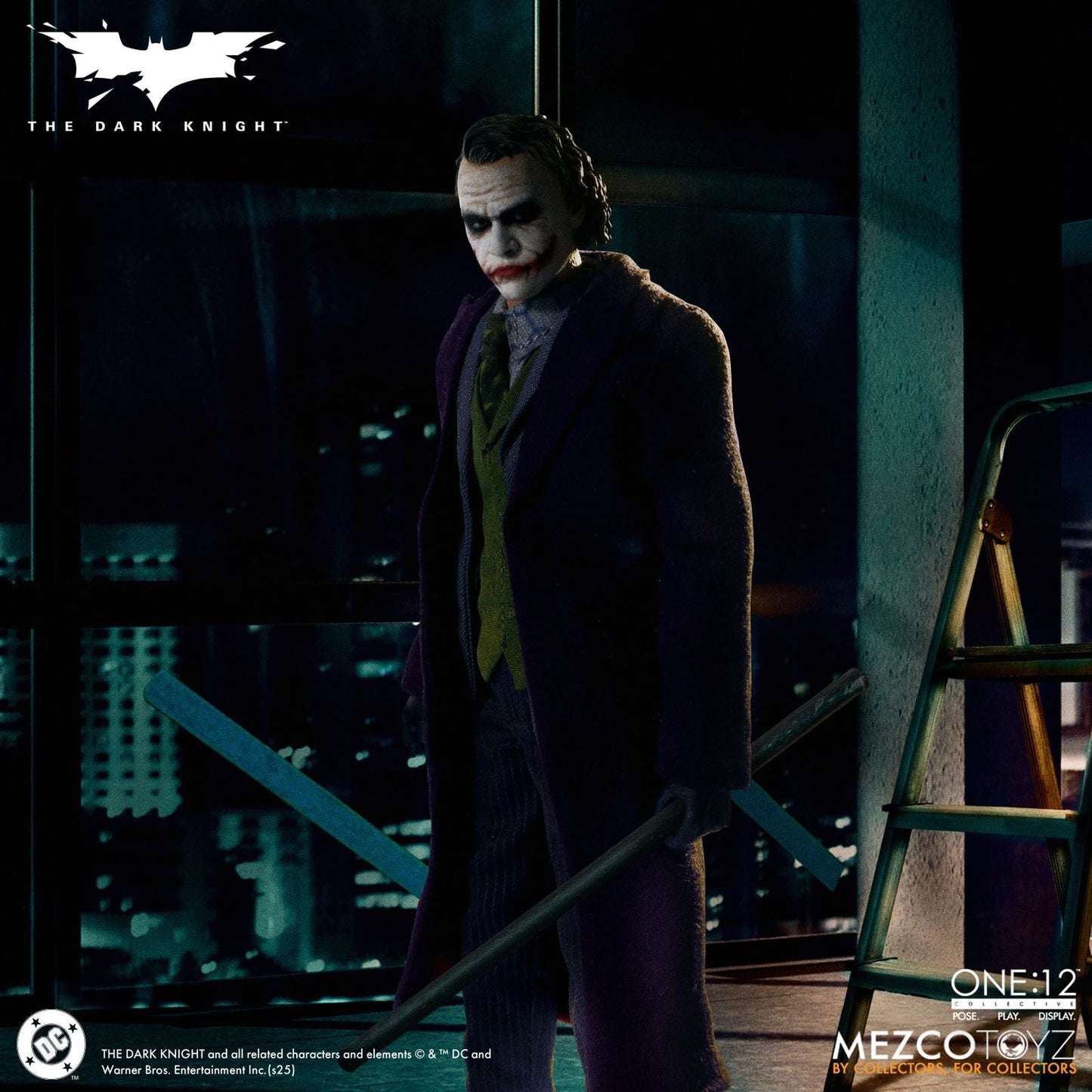 THE JOKER HEATH LEDGER VERSION FIGURA 17 CM DC UNIVERSE THE DARK KNIGHT ONE:12 COLLECTIVE