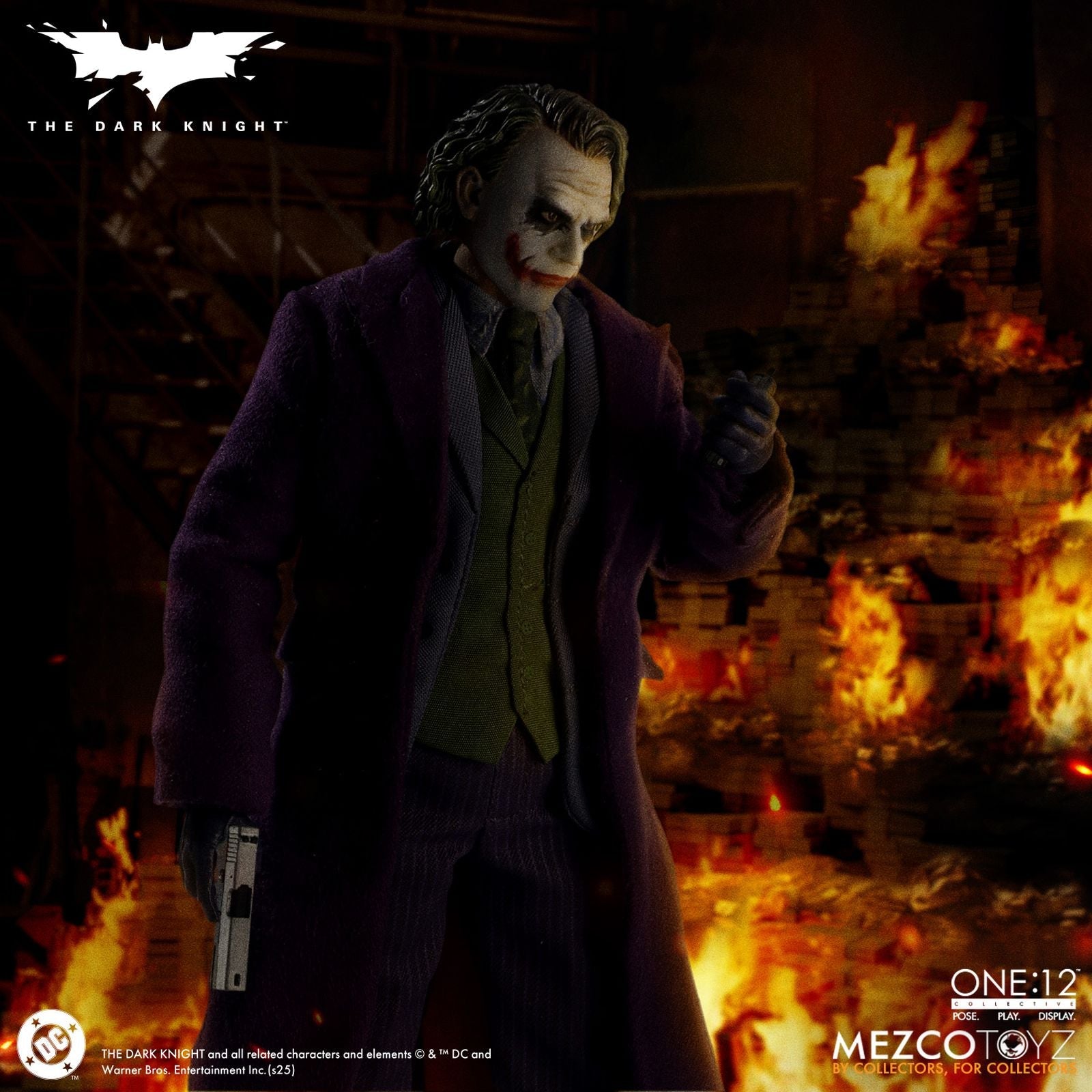 THE JOKER HEATH LEDGER VERSION FIGURA 17 CM DC UNIVERSE THE DARK KNIGHT ONE:12 COLLECTIVE