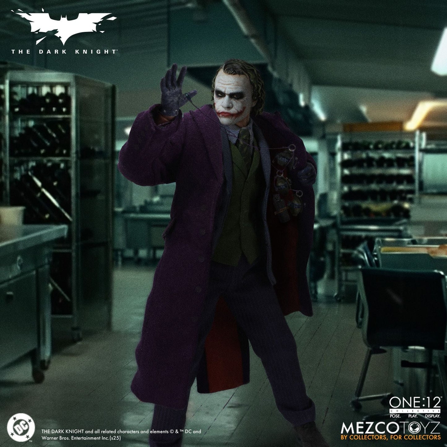 THE JOKER HEATH LEDGER VERSION FIGURA 17 CM DC UNIVERSE THE DARK KNIGHT ONE:12 COLLECTIVE
