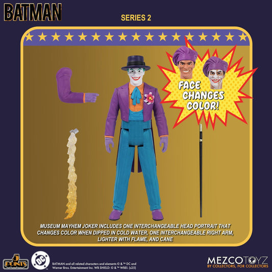 THE JOKER MUSEUM MAYHEM VERSION FIGURA 9,5 CM DC UNIVERSE BATMAN (1989) SERIES 2 5 POINTS