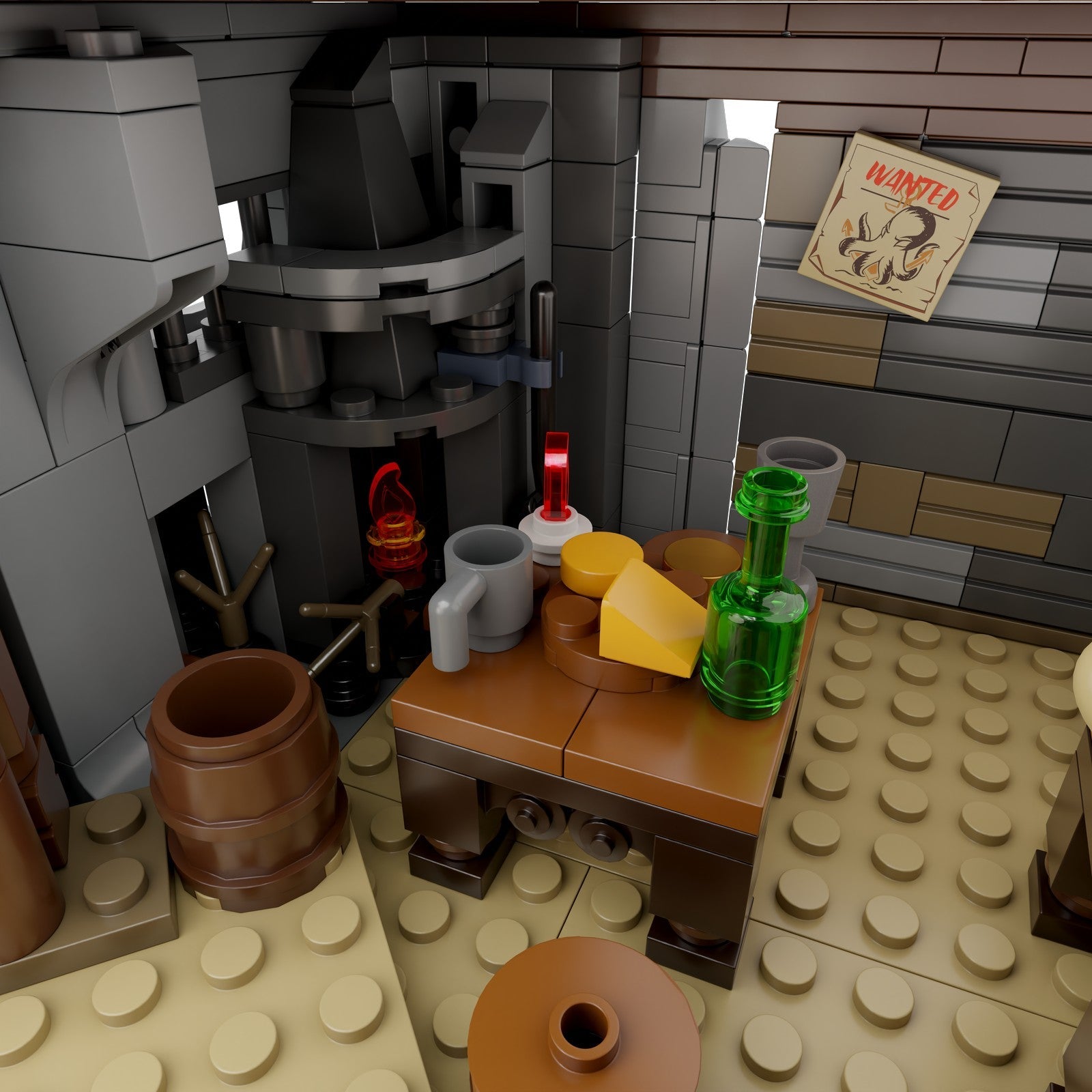 THE PIRATES PUB SET CONSTRUCCION 58 CM RETRO SERIES