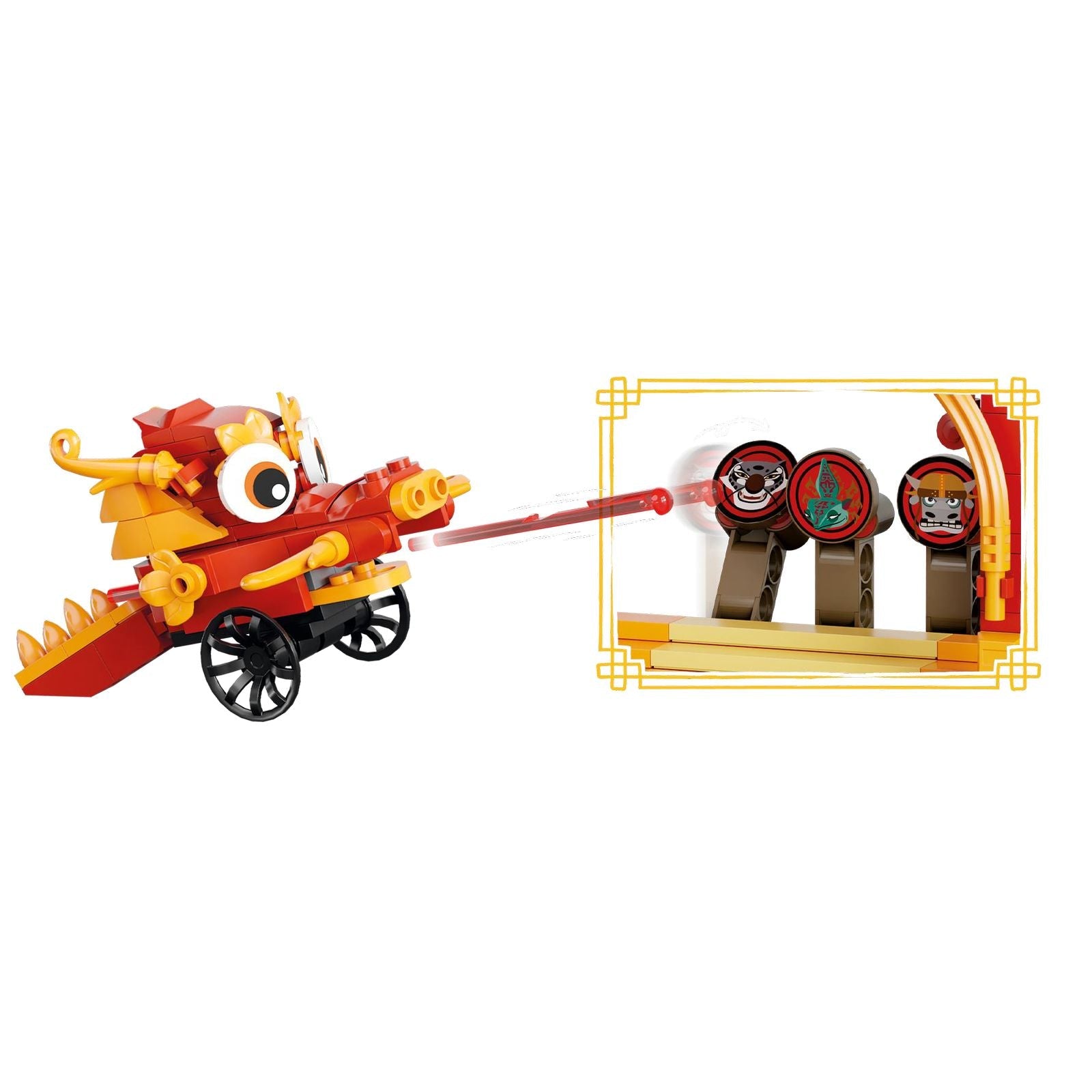 TRAINING CAMP SET CONSTRUCCION 16 CM KUNG FU PANDA ADVENTURE PARK SERIES