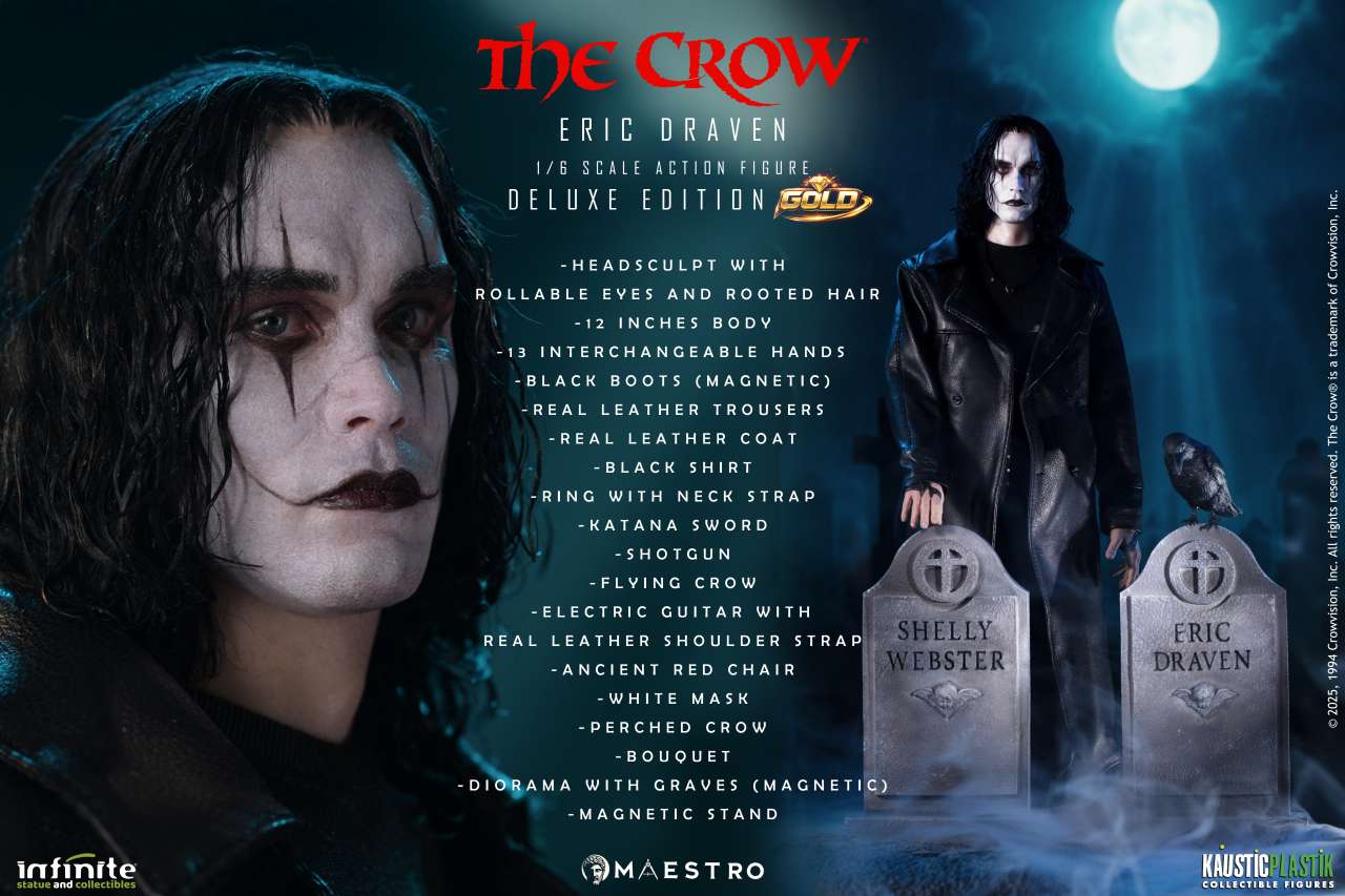 The Crow Eric Draven 1/6 Luxury Action Figure DELUXE EDITION