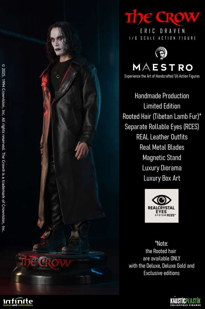 The Crow Eric Draven 1/6 Luxury Action Figure DELUXE GOLD EDITION