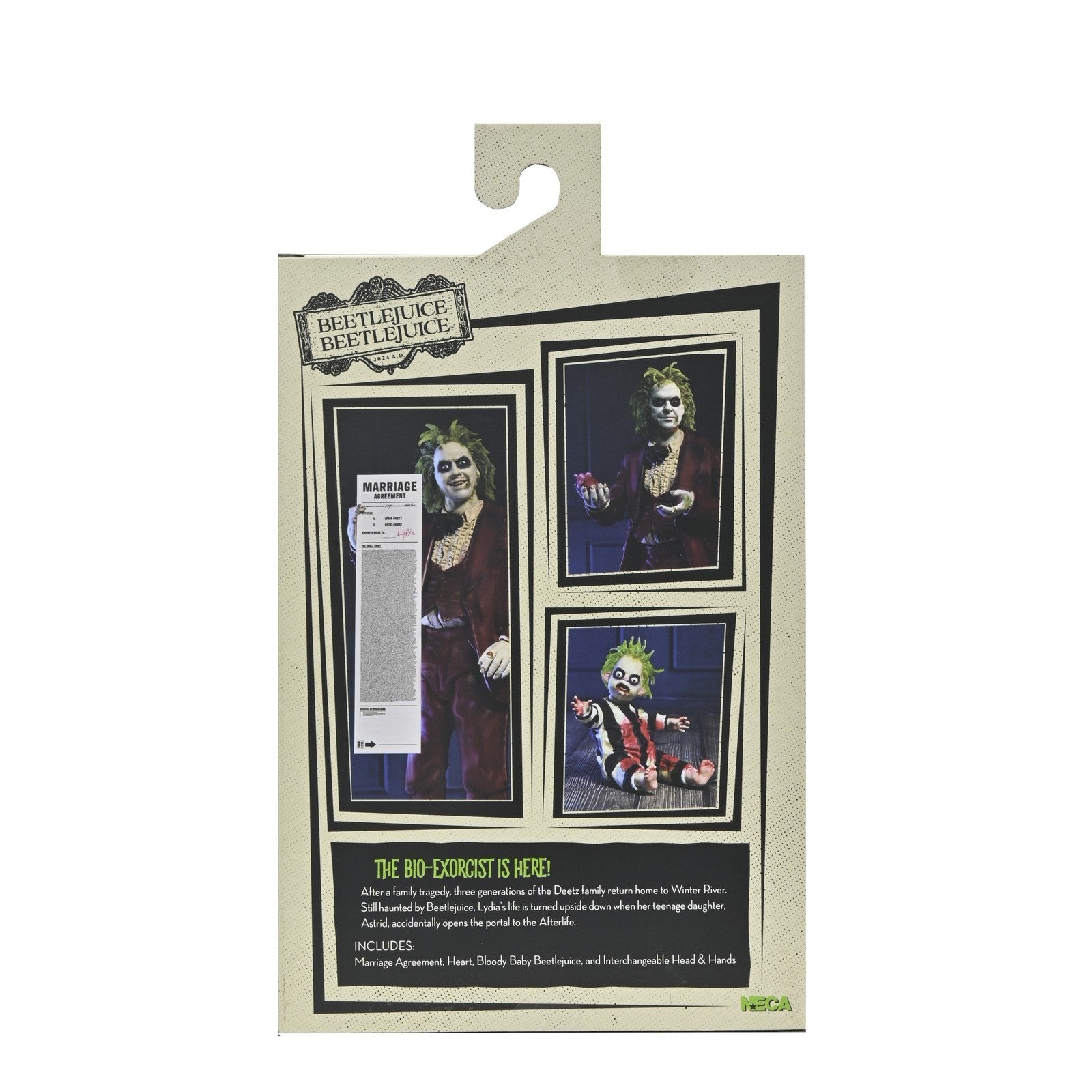 ULTIMATE BEETLEJUICE (WEDDING TUXEDO) SCALE ACTION FIGURA 18 CM BEETLEJUICE BEETLEJUICE