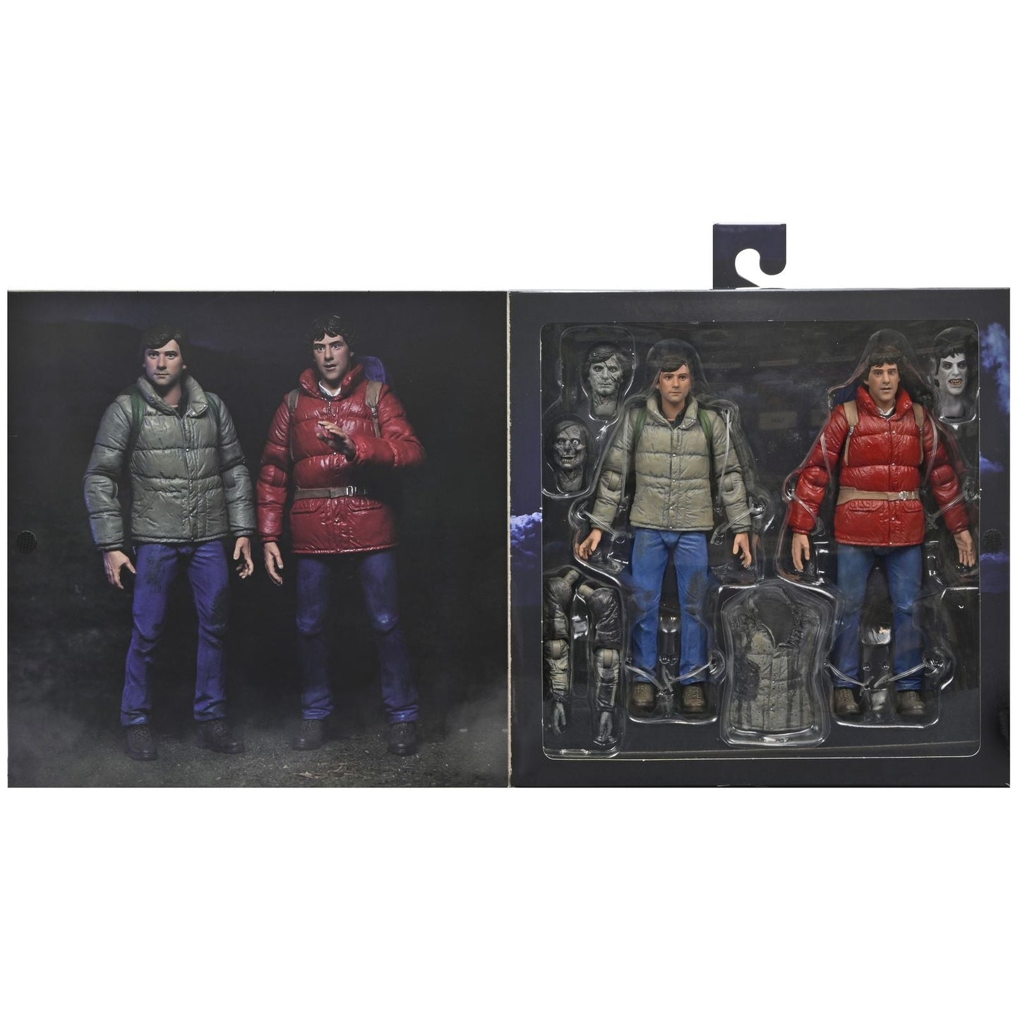 ULTIMATE JACK GOODMAN  & DAVID KESSLER 2 PACK SCALE ACTION FIGURAS 18 CM AN AMERICAN WEREWOLF IN LONDON RE-RUN