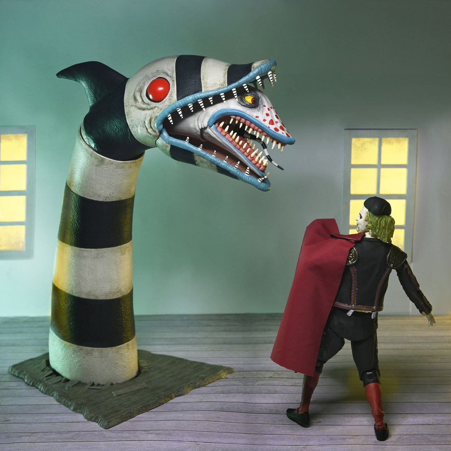 ULTIMATE MATADOR BEETLEJUICE & SANDWORM PACK 2 SCALE ACTION FIGURAS 18 CM & 30,5 CM BEETLEJUICE BEETLEJUICE