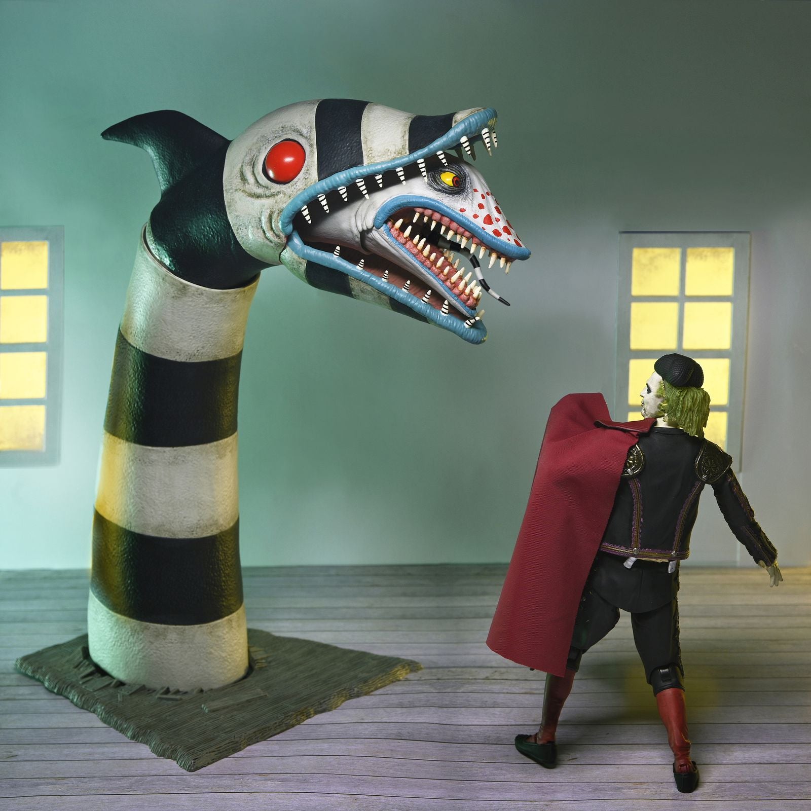 ULTIMATE MATADOR BEETLEJUICE & SANDWORM PACK 2 SCALE ACTION FIGURAS 18 CM & 30,5 CM BEETLEJUICE BEETLEJUICE