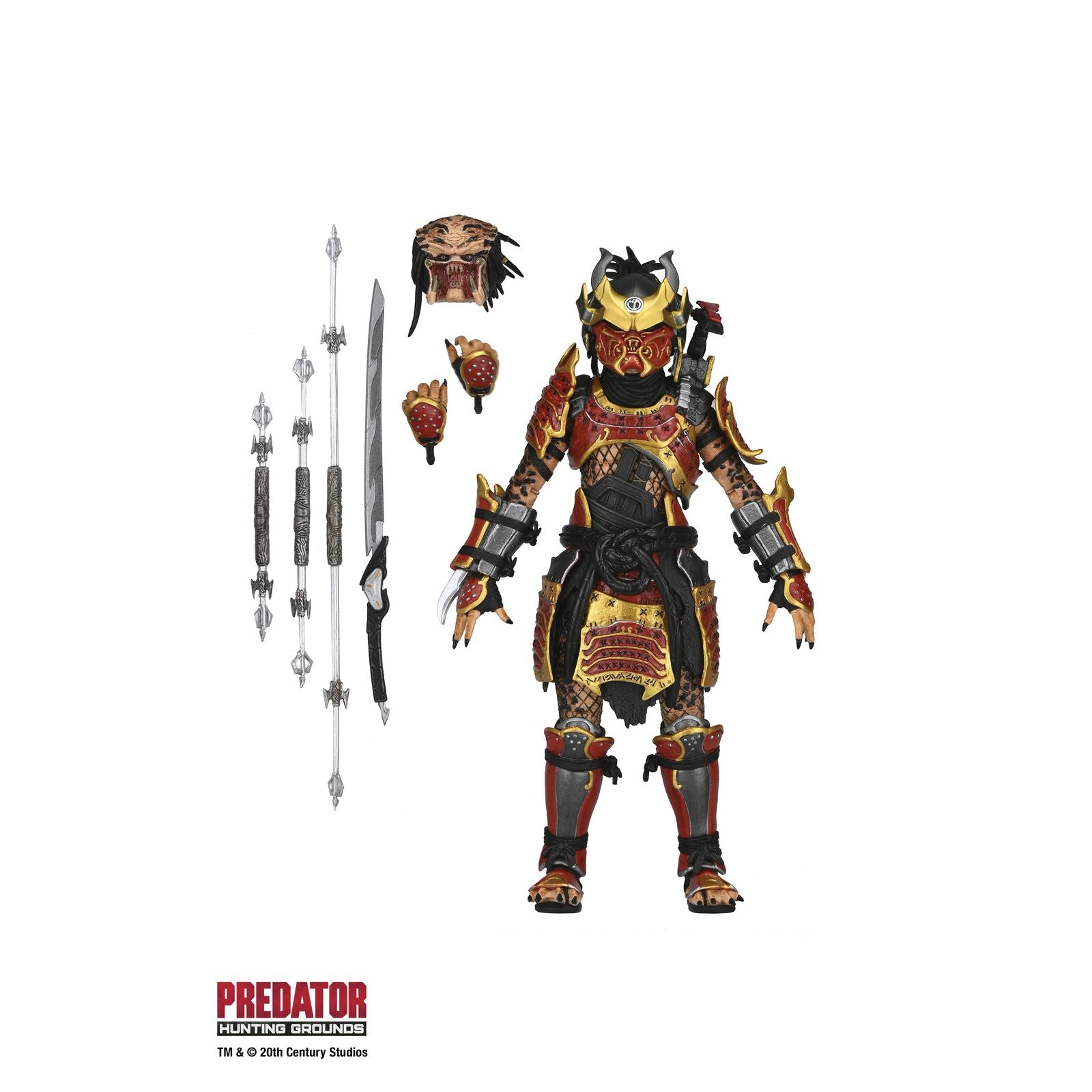 ULTIMATE SAMURAI PREDATOR FIGURA 18 CM PREDATOR: HUNTING GROUNDS 