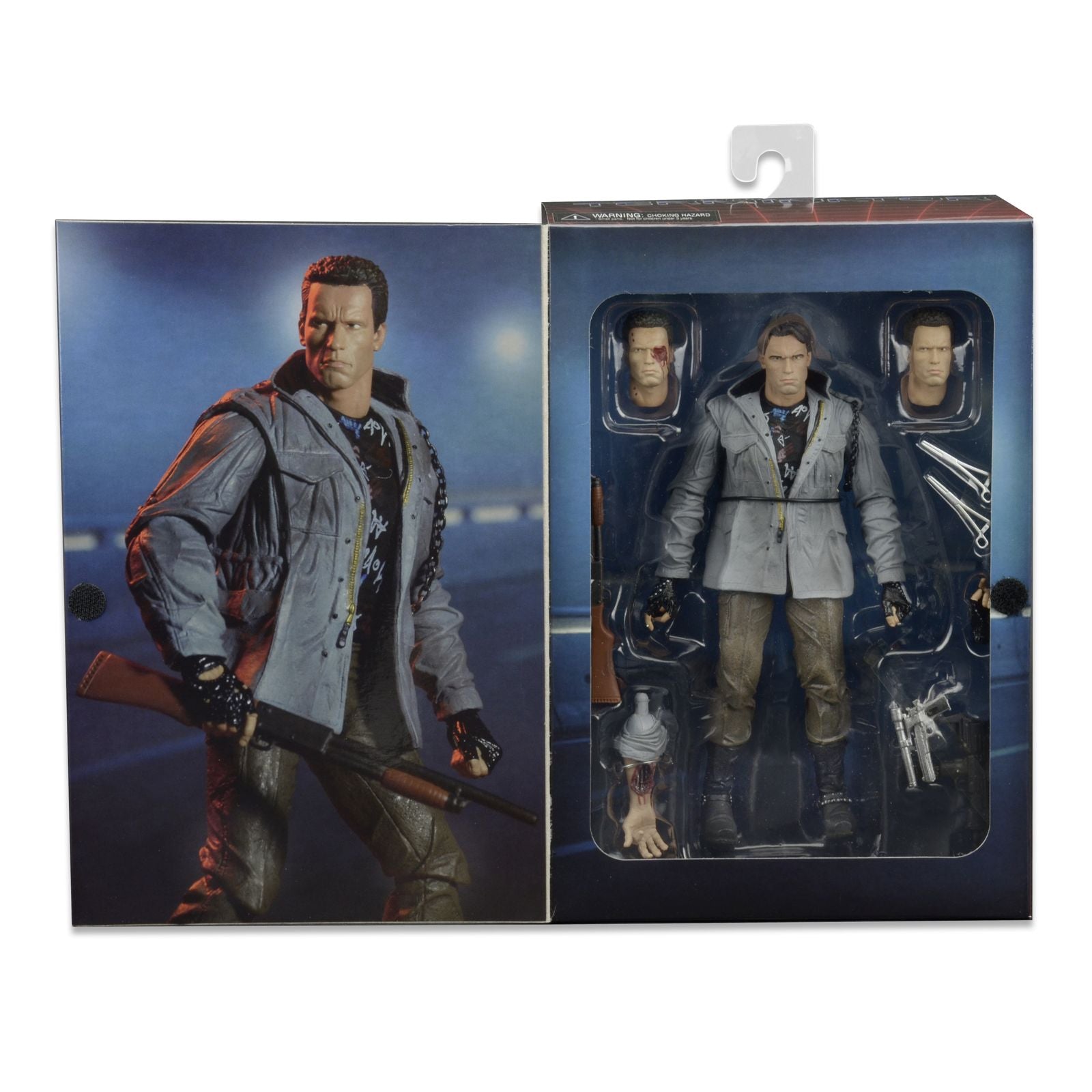 ULTIMATE T-800 TECH NOIR VERSION FIGURA 18 CM THE TERMINATOR RE-RUN