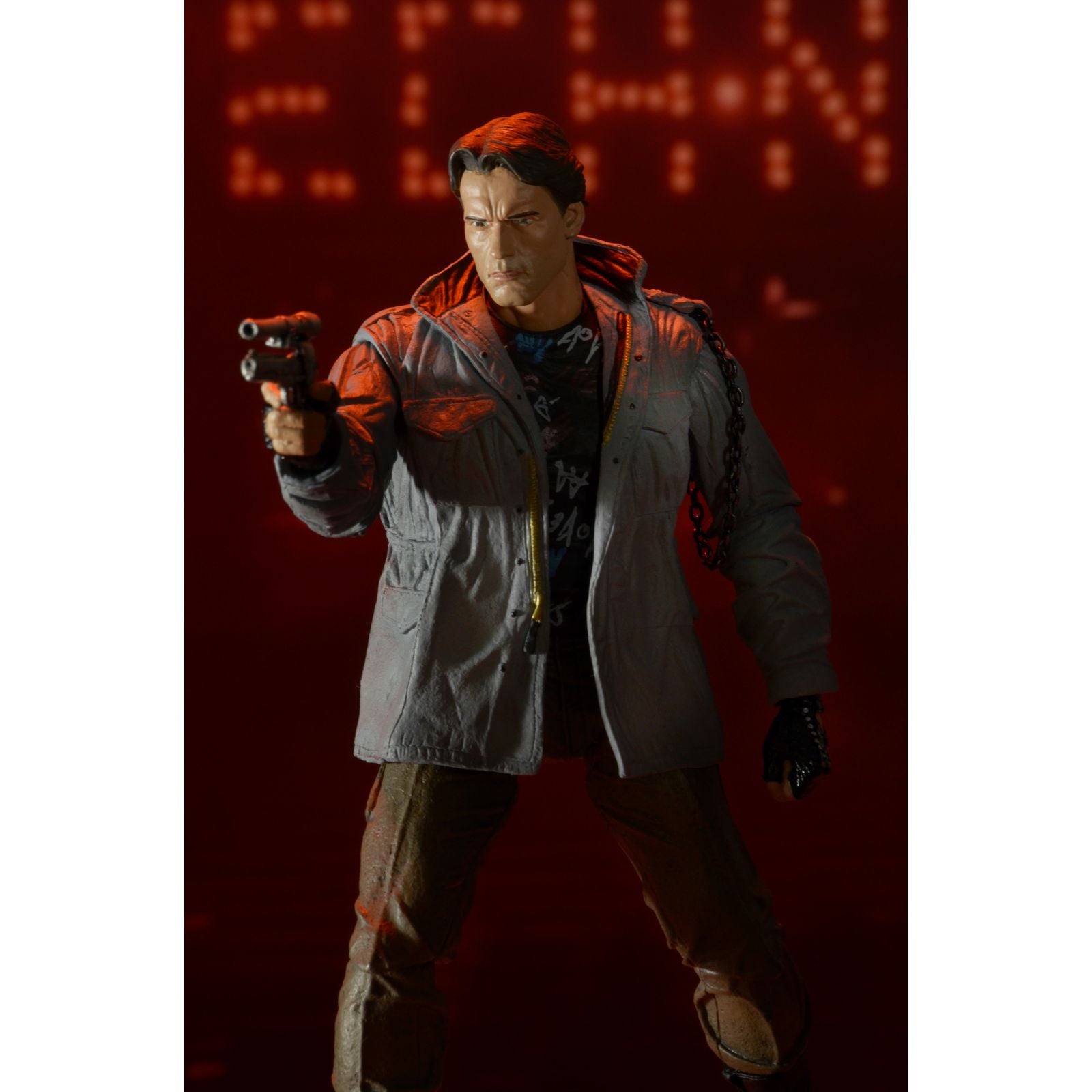 ULTIMATE T-800 TECH NOIR VERSION FIGURA 18 CM THE TERMINATOR RE-RUN
