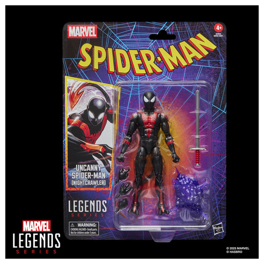 UNCANNY SPIDER-MAN (NIGHTCRAWLER) FIGURA 15 CM SPIDER-MAN MARVEL LEGENDS SERIES