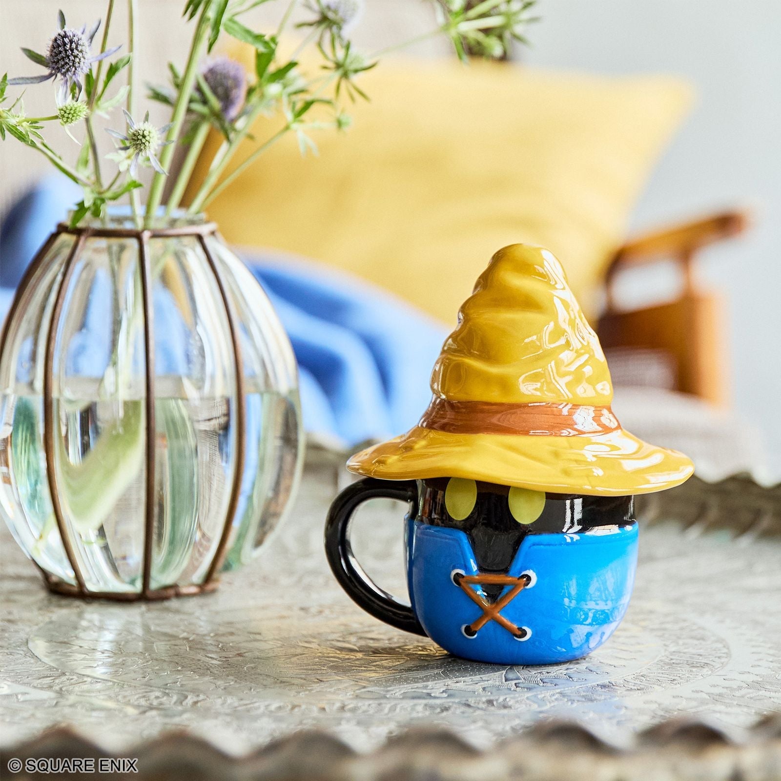 VIVI TAZA CERAMICA CON TAPA 13 CM FINAL FANTASY IX