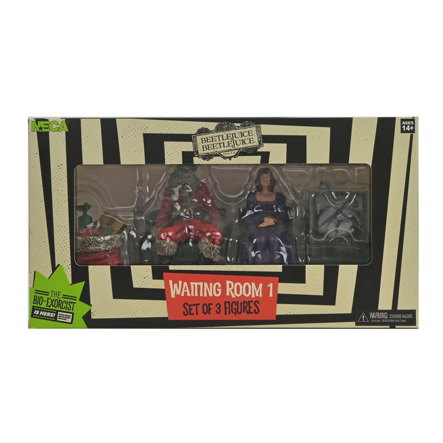 WAITING ROOM #1 PACK 3 FIG. 7,5 CM BEETLEJUICE BEETLEJUICE