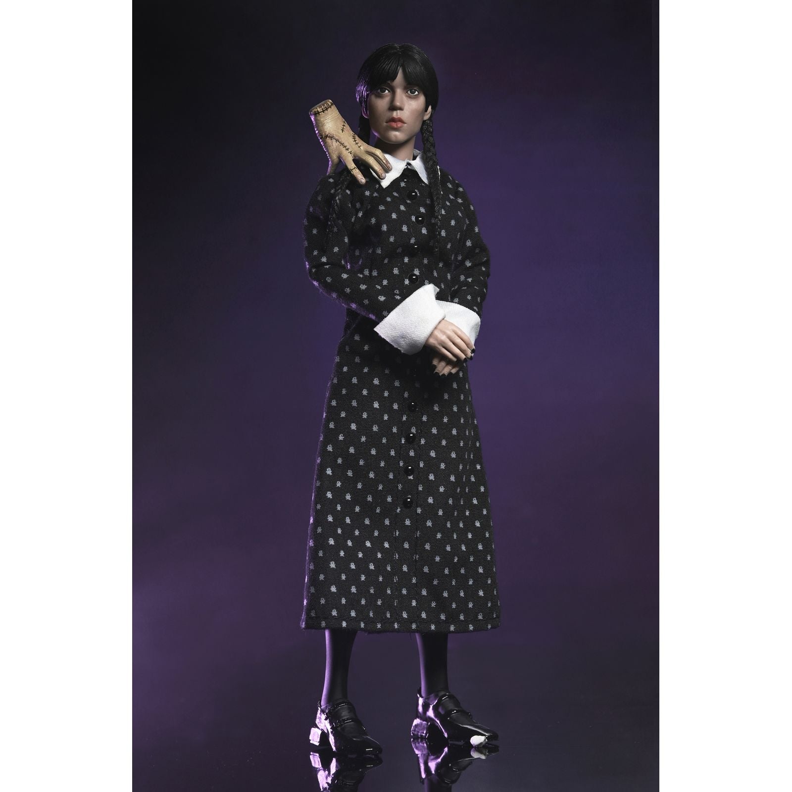 WEDNESDAY ADDAMS CLASSIC DRESS VERSION CLOTHED ACTION FIGURA 20 CM WEDNESDAY 