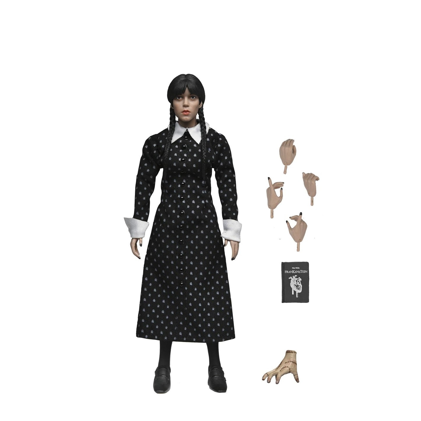 WEDNESDAY ADDAMS CLASSIC DRESS VERSION CLOTHED ACTION FIGURA 20 CM WEDNESDAY 