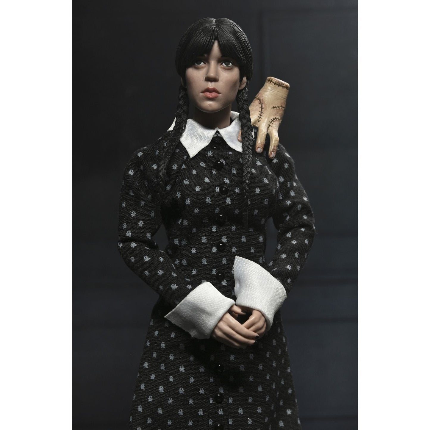 WEDNESDAY ADDAMS CLASSIC DRESS VERSION CLOTHED ACTION FIGURA 20 CM WEDNESDAY 