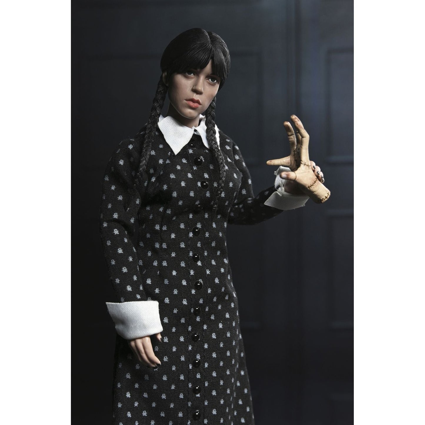 WEDNESDAY ADDAMS CLASSIC DRESS VERSION CLOTHED ACTION FIGURA 20 CM WEDNESDAY 