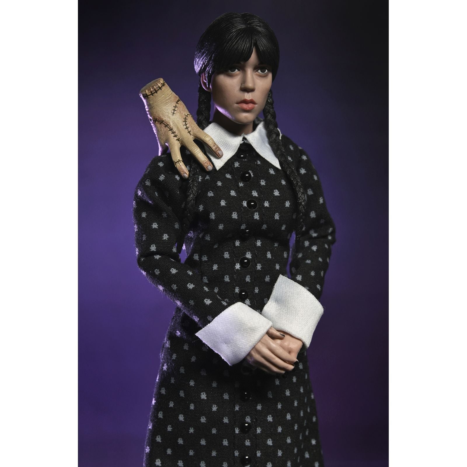 WEDNESDAY ADDAMS CLASSIC DRESS VERSION CLOTHED ACTION FIGURA 20 CM WEDNESDAY 