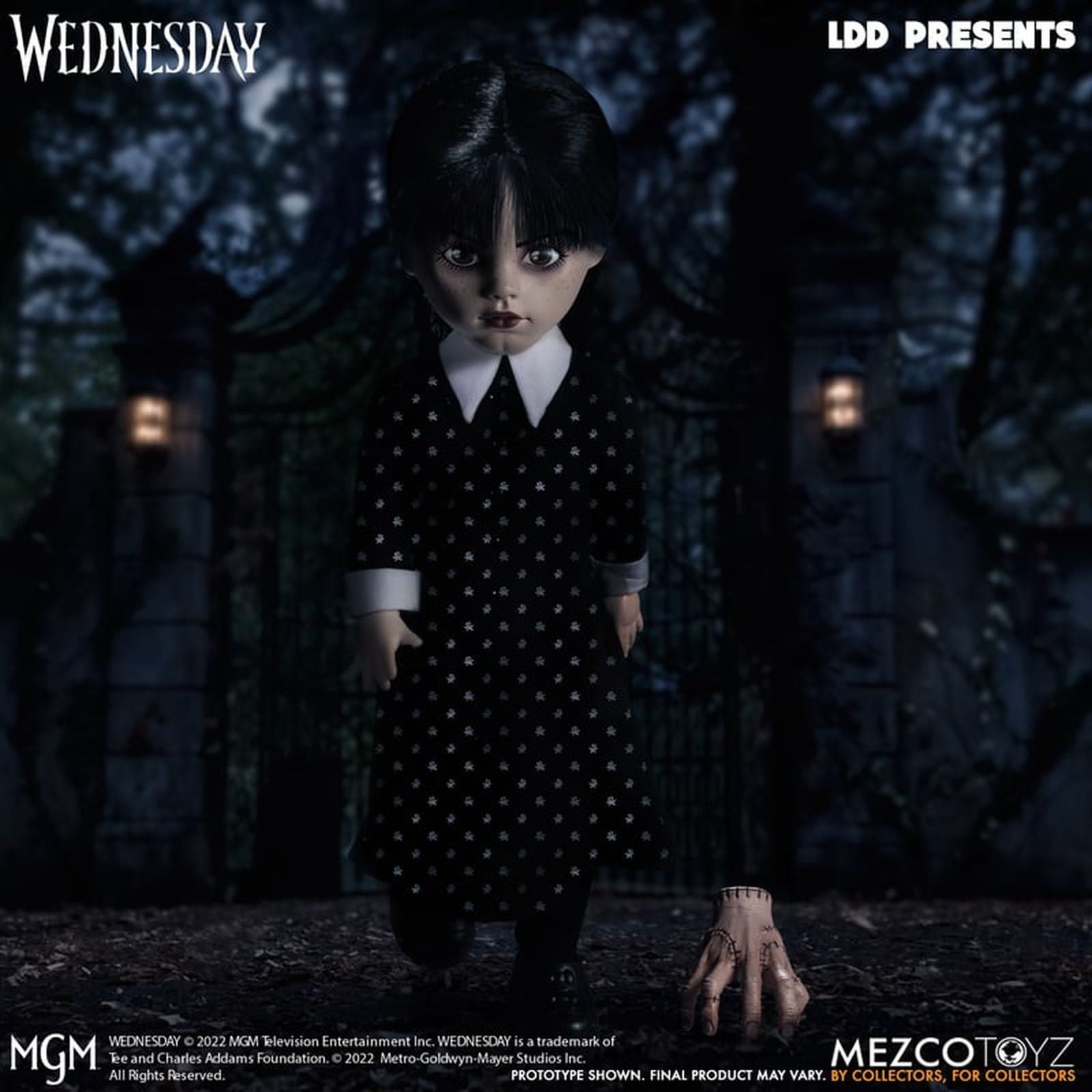 WEDNESDAY FIGURA 25 CM WEDNESDAY LIVING DEAD DOLLS RE-RUN