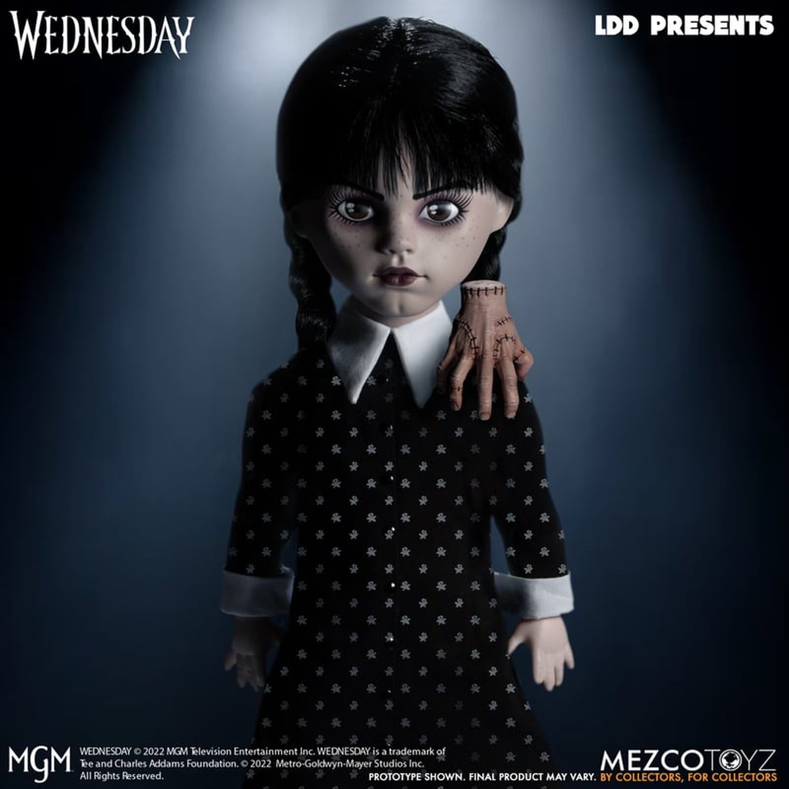 WEDNESDAY FIGURA 25 CM WEDNESDAY LIVING DEAD DOLLS RE-RUN