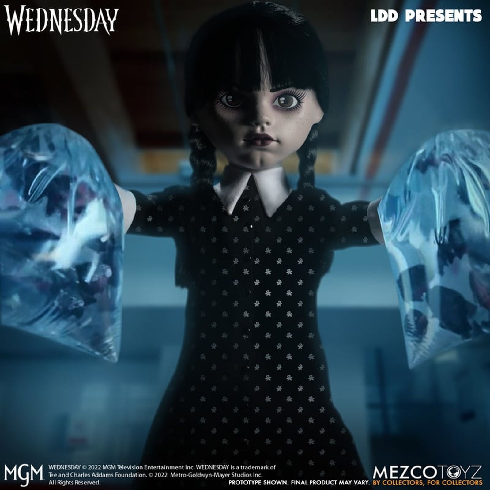 WEDNESDAY FIGURA 25 CM WEDNESDAY LIVING DEAD DOLLS RE-RUN