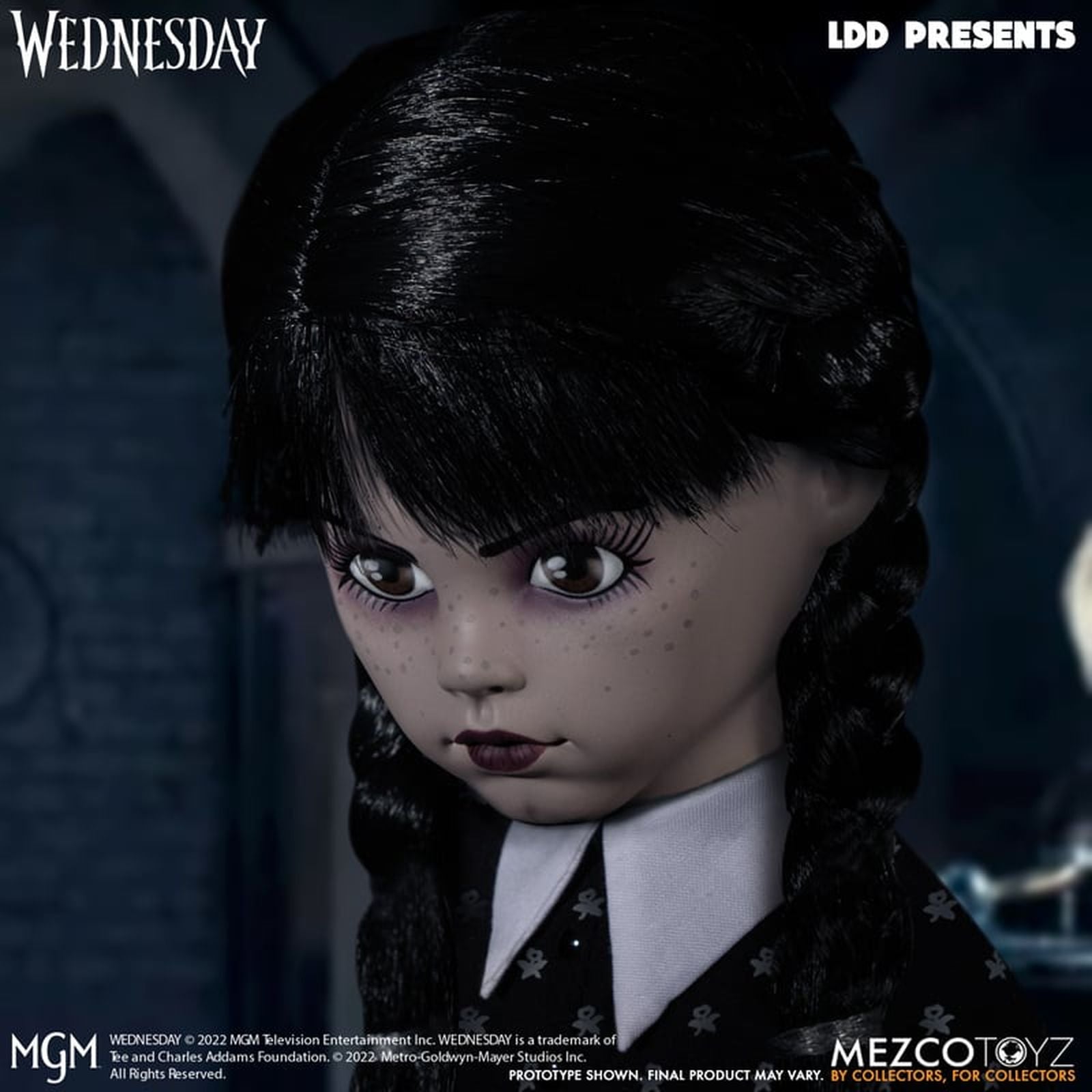WEDNESDAY FIGURA 25 CM WEDNESDAY LIVING DEAD DOLLS RE-RUN