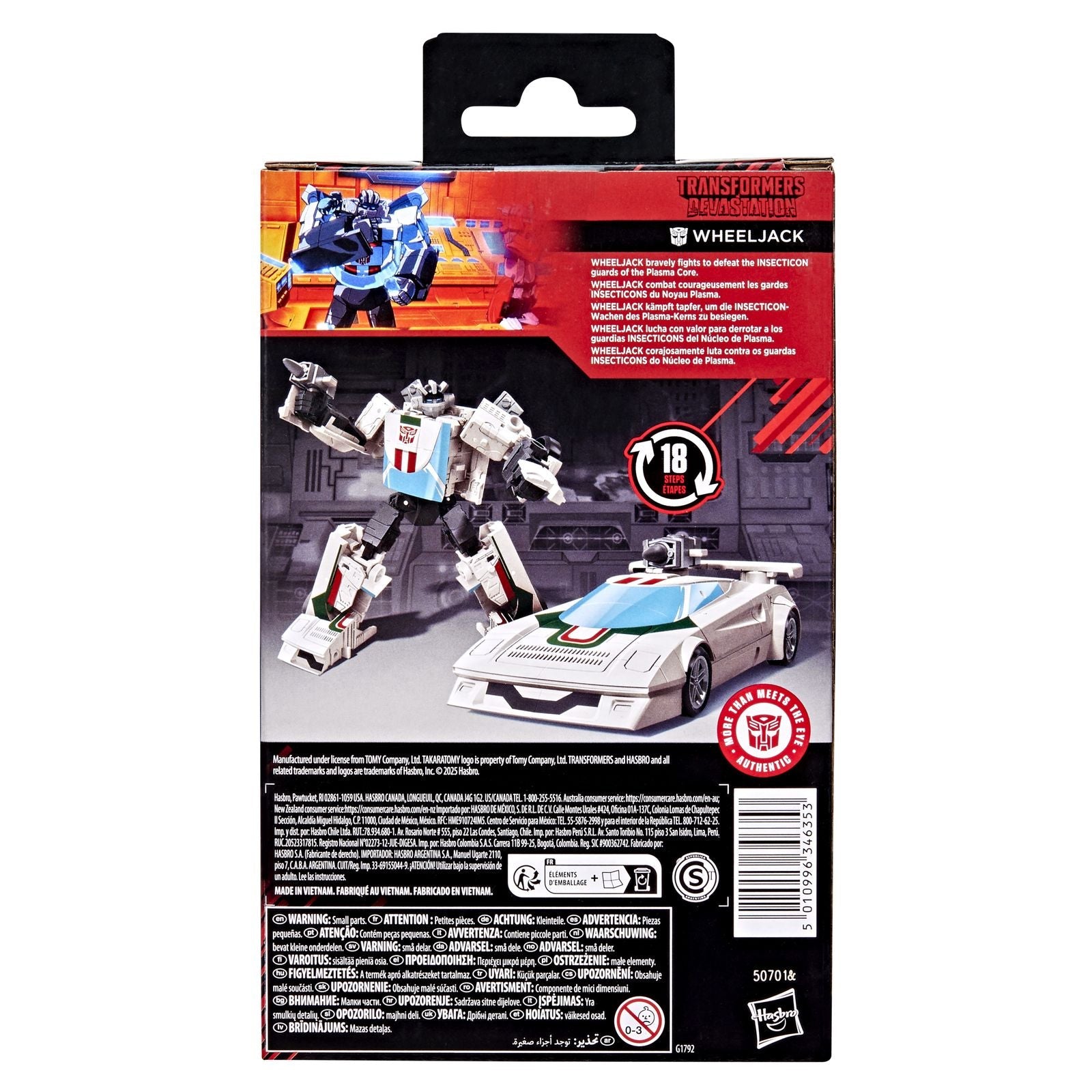WHEELJACK FIGURA 11 CM TRANSFORMERS: DEVASTATION STUDIO SERIES