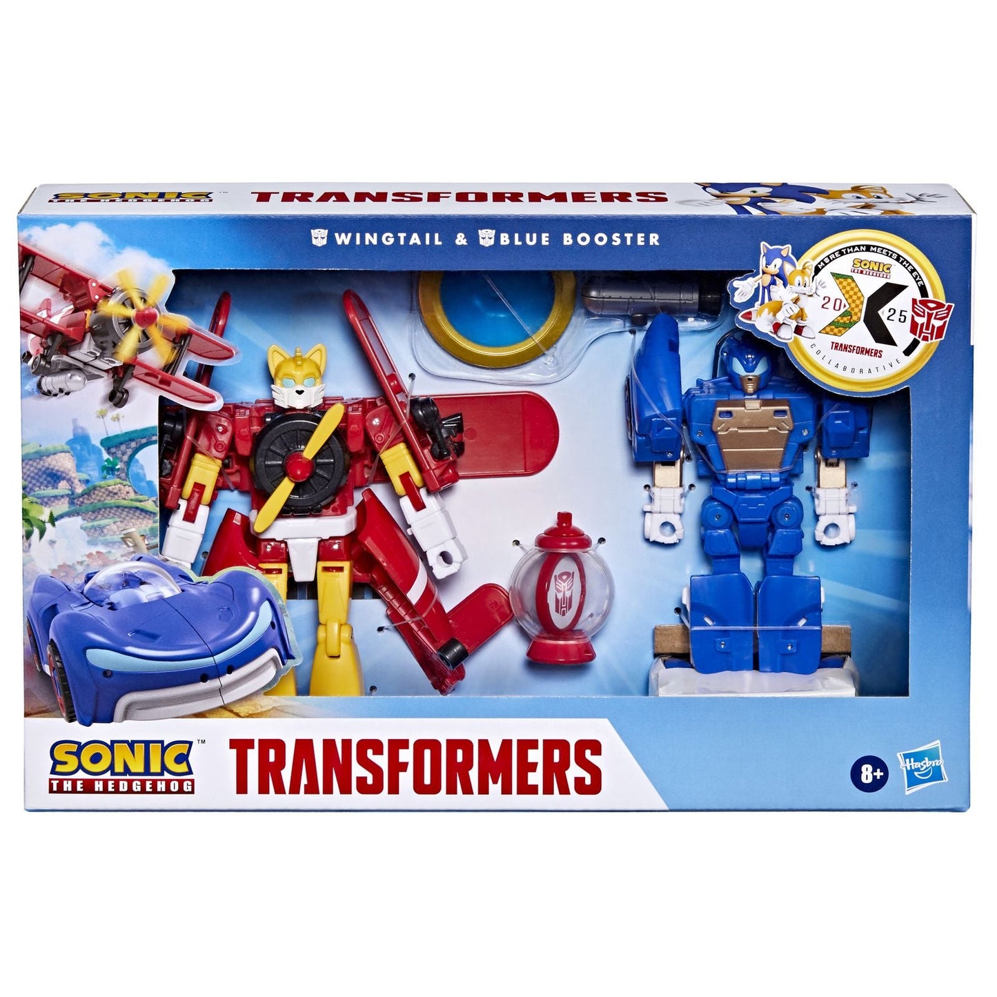 WINGTAIL & BLUE BOOSTER FIGURA 12,5 CM SONIC THE HEDGEHOG X TRANSFORMERS COLLABORATIVE