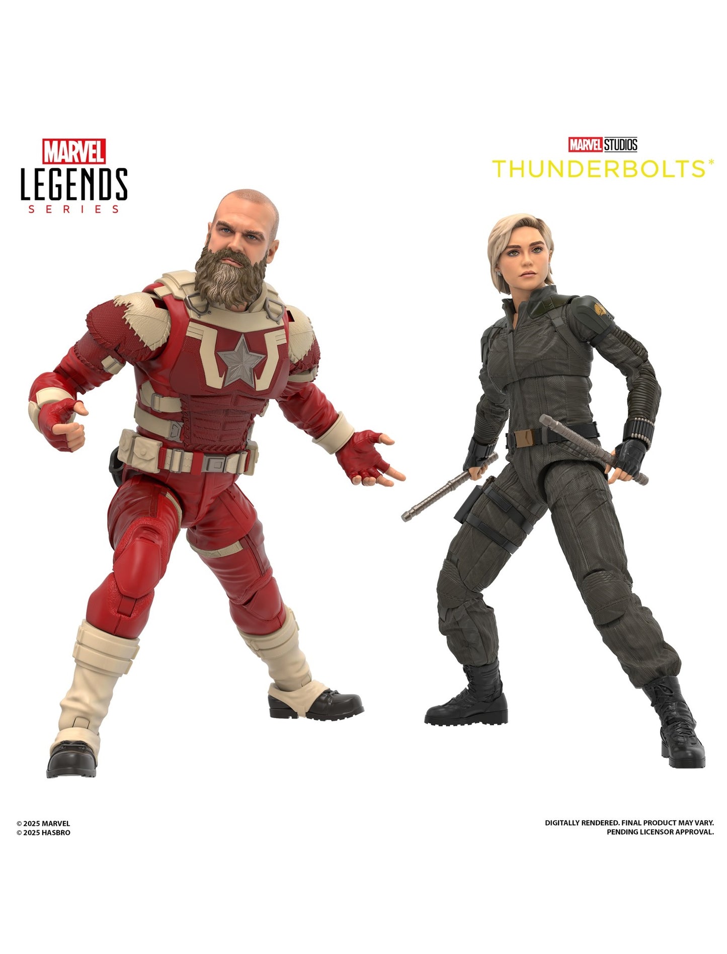 YELENA BELOVA & RED GUARDIAN PACK 2 FIGURAS 15 CM THUNDERBOLTS* MARVEL LEGENDS SERIES
