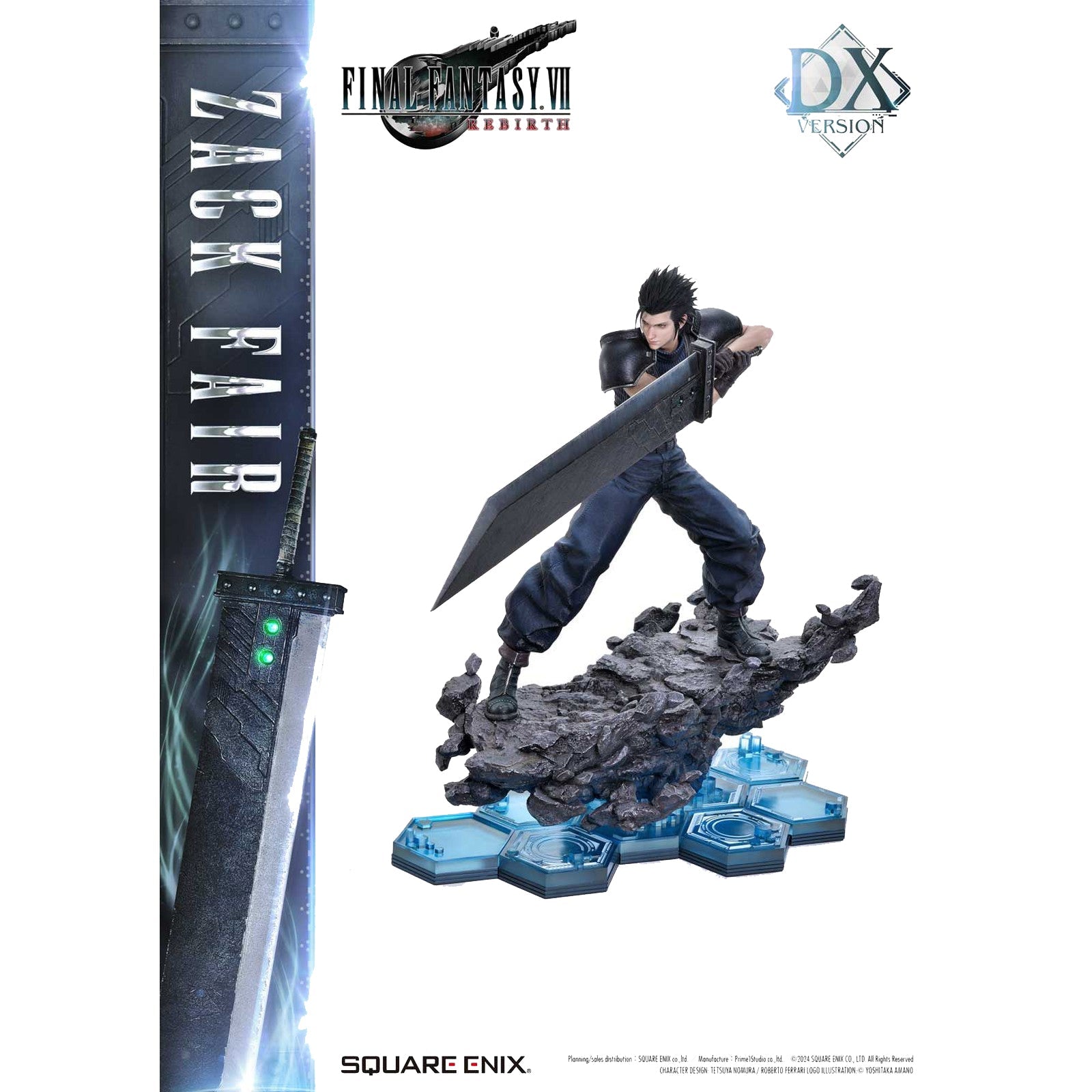 ZACK FAIR DELUXE VERSION ESTATUA 63 CM FINAL FANTASY VII REBIRTH MASTERLINE 1/4 SCALE