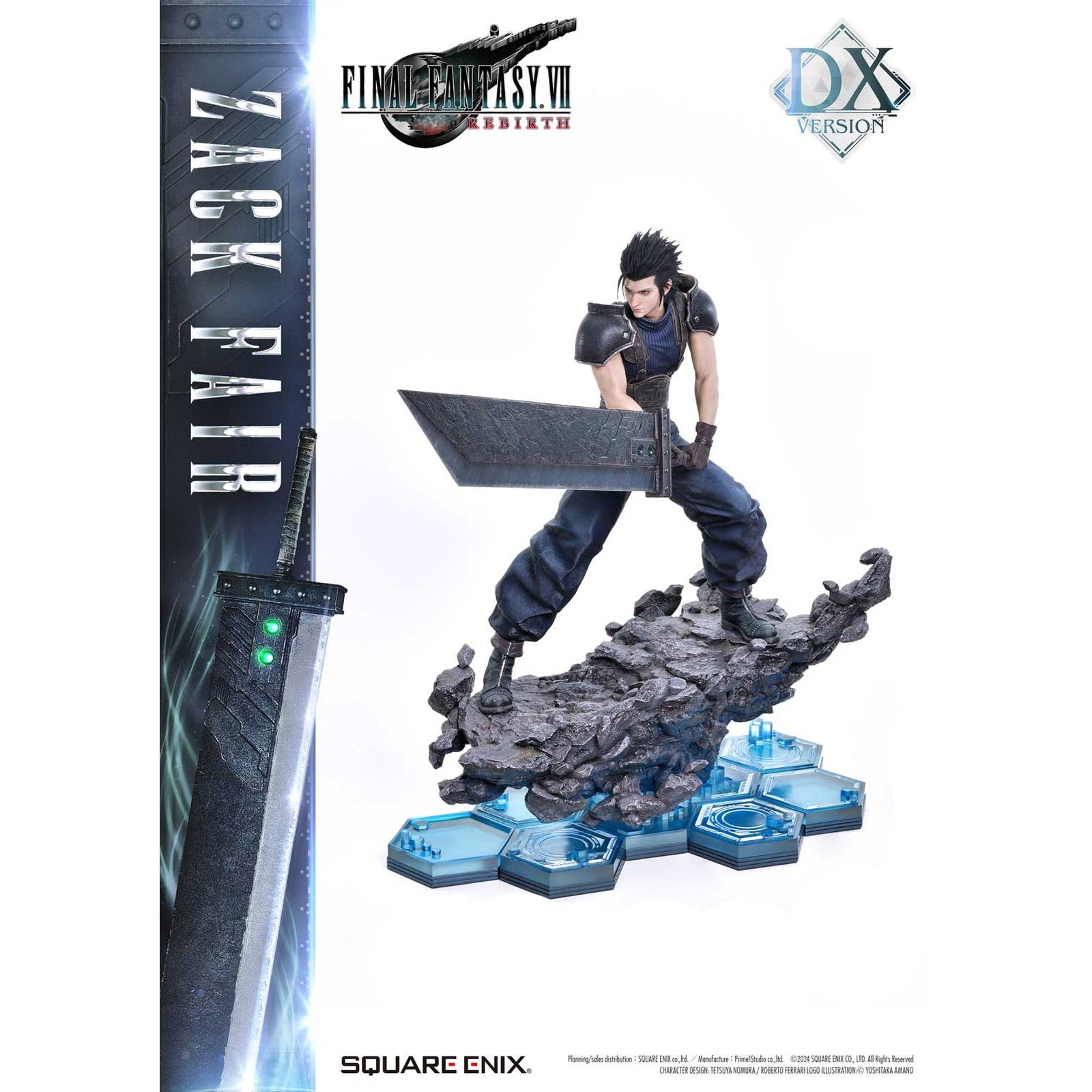ZACK FAIR DELUXE VERSION ESTATUA 63 CM FINAL FANTASY VII REBIRTH MASTERLINE 1/4 SCALE