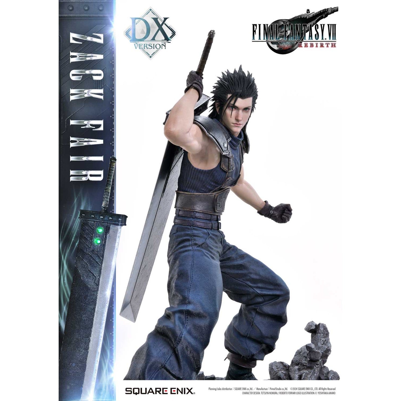 ZACK FAIR DELUXE VERSION ESTATUA 63 CM FINAL FANTASY VII REBIRTH MASTERLINE 1/4 SCALE