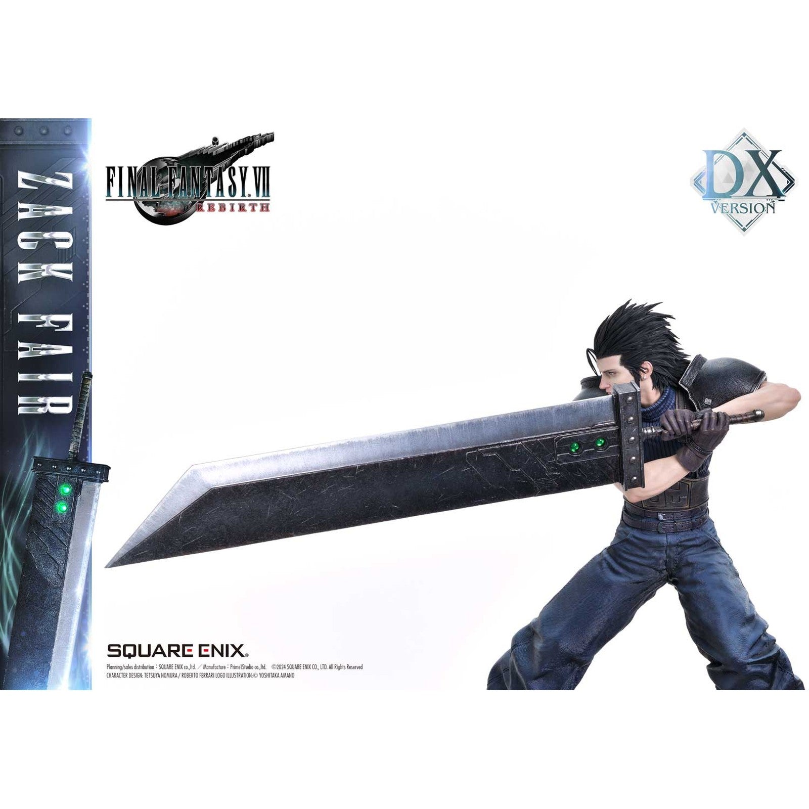 ZACK FAIR DELUXE VERSION ESTATUA 63 CM FINAL FANTASY VII REBIRTH MASTERLINE 1/4 SCALE