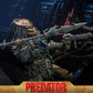 HOT TOYS - ALIEN VS PREDATOR - Figura Comic Masterpiece 1/6 Broken Tusk Predator 35 cm