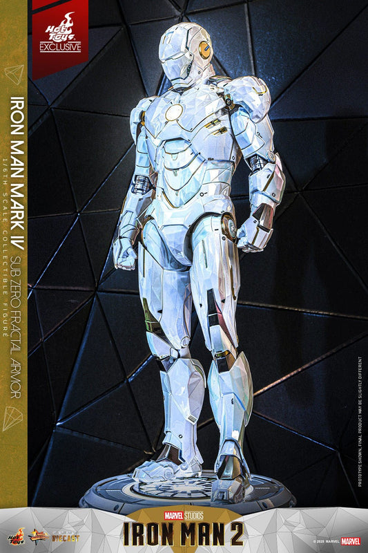 HOT TOYS - MARVEL - Figura Movie Masterpiece Diecast 1/6 Iron Man Mark IV (Sub-Zero Fractal Armor) 33 cm