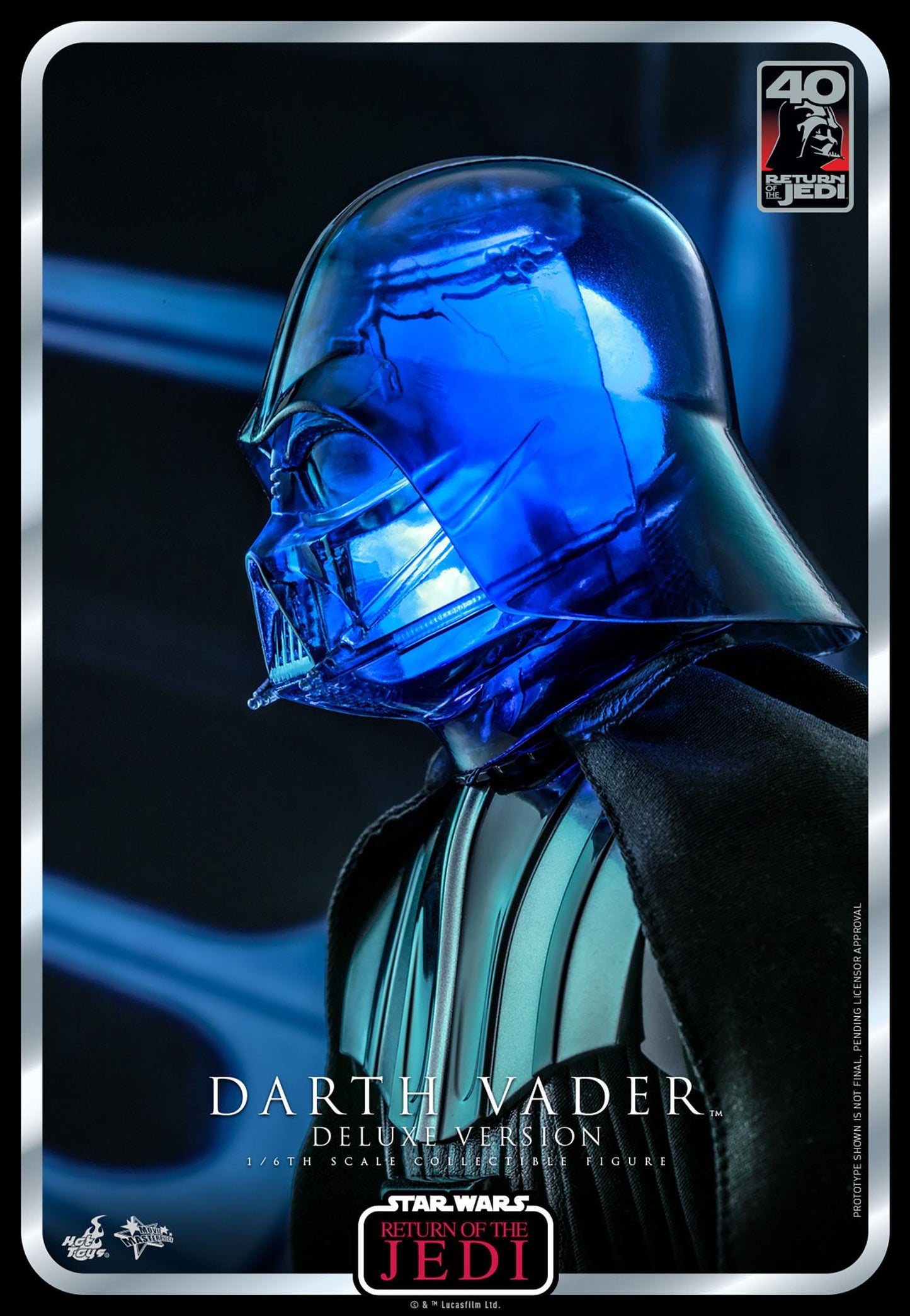 Hot Toys Star Wars: Episode VI 40th Anniversary Figura 1/6 Darth Vader Deluxe Version 35 cm