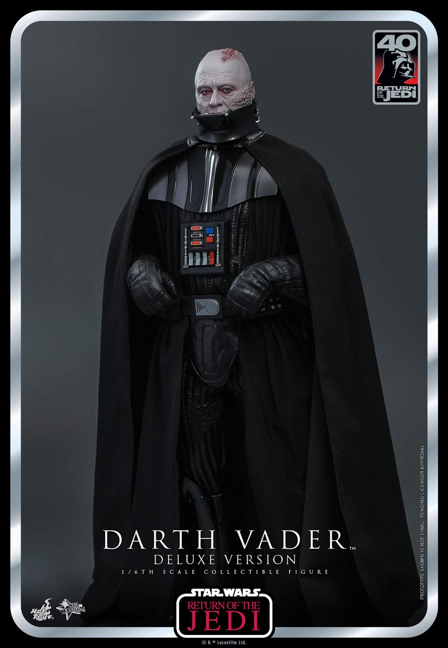 Hot Toys Star Wars: Episode VI 40th Anniversary Figura 1/6 Darth Vader Deluxe Version 35 cm