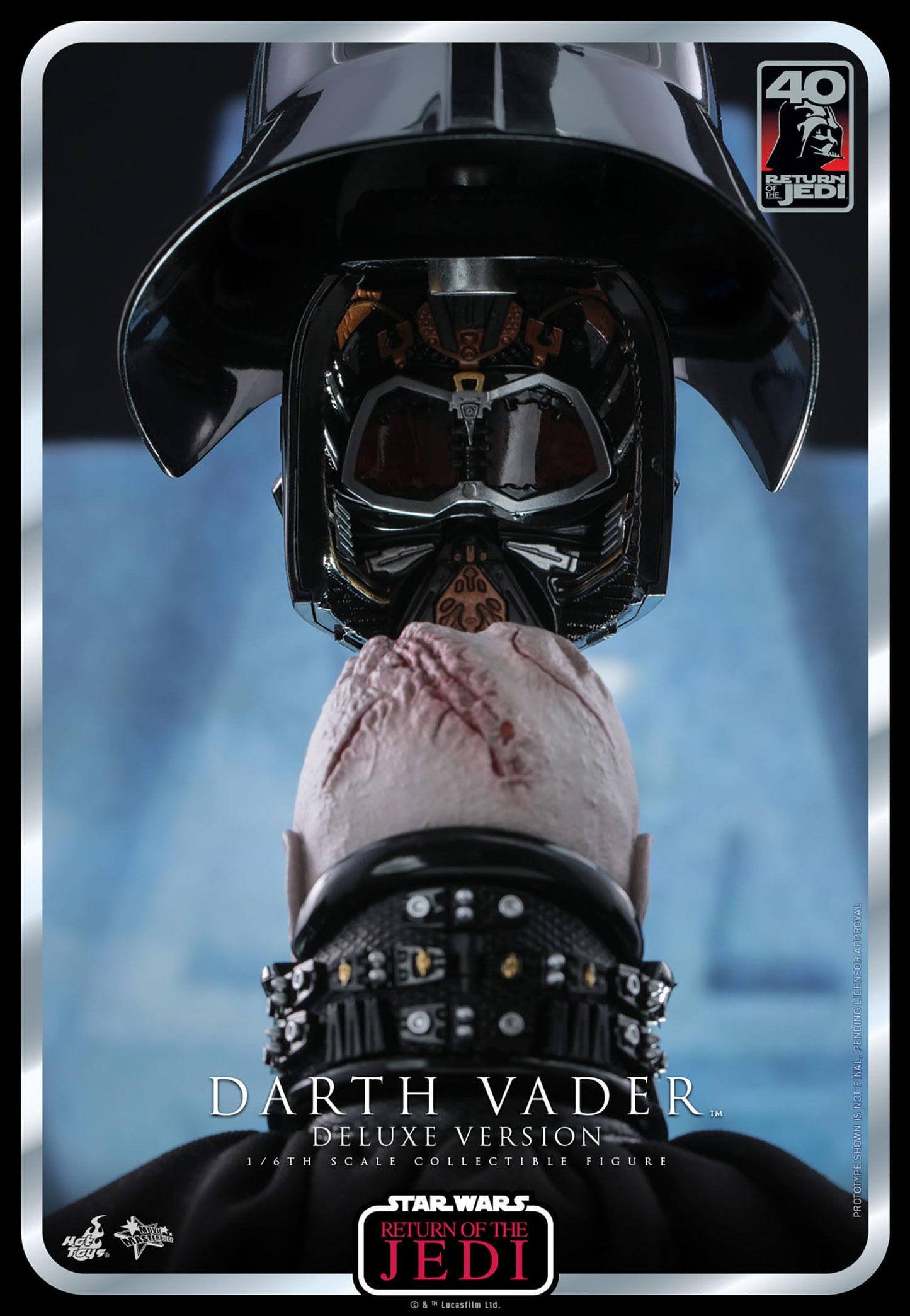 Hot Toys Star Wars: Episode VI 40th Anniversary Figura 1/6 Darth Vader Deluxe Version 35 cm