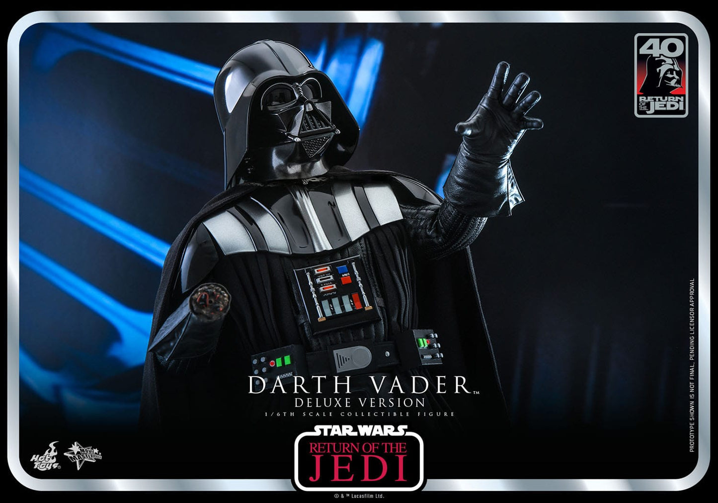 Hot Toys Star Wars: Episode VI 40th Anniversary Figura 1/6 Darth Vader Deluxe Version 35 cm
