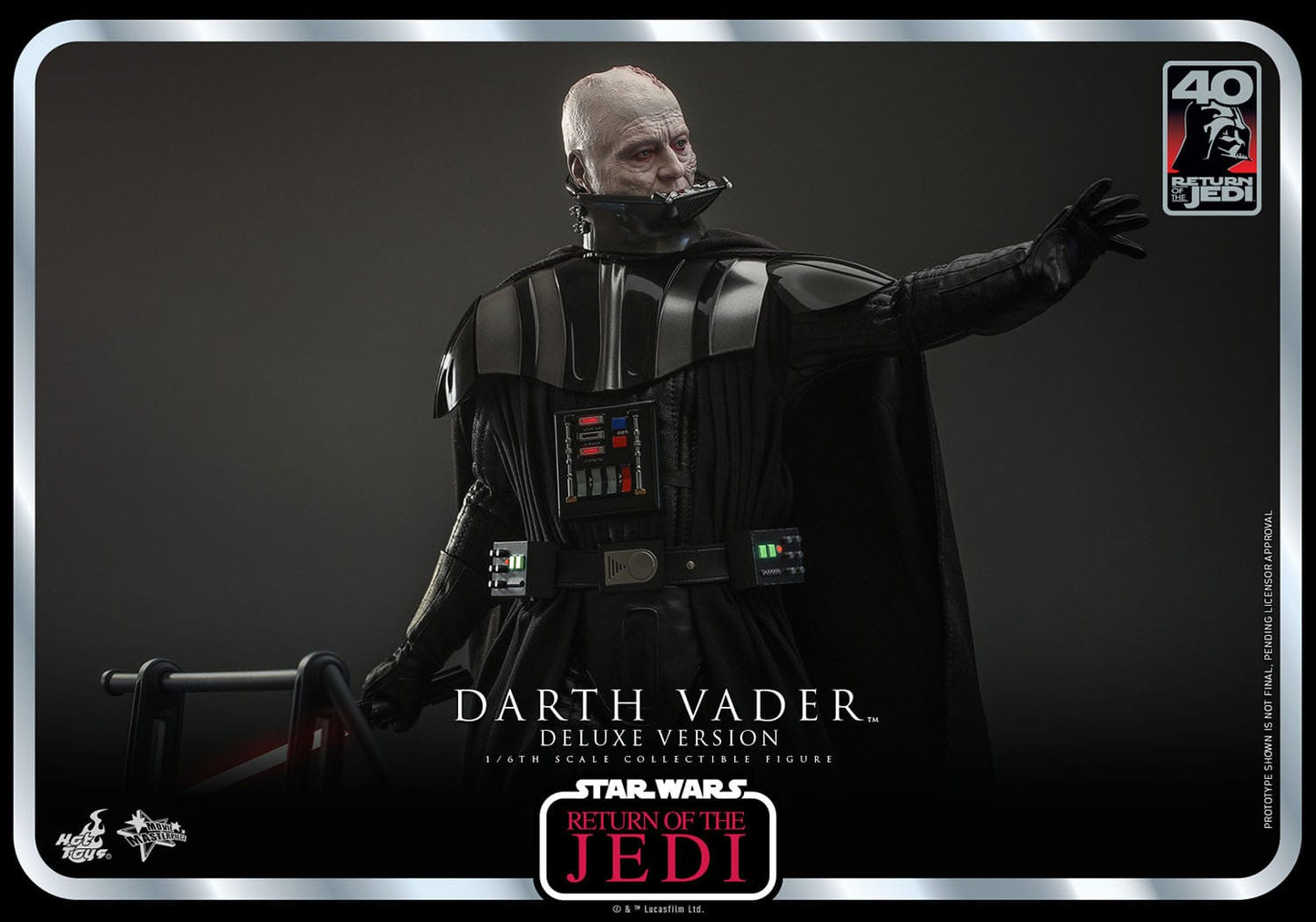 Hot Toys Star Wars: Episode VI 40th Anniversary Figura 1/6 Darth Vader Deluxe Version 35 cm
