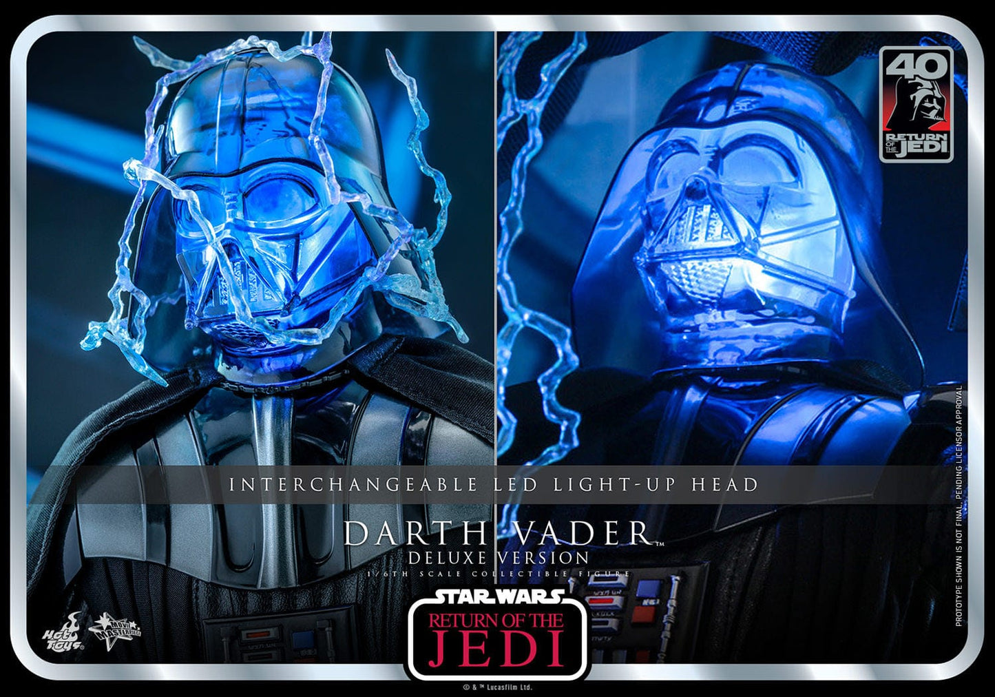 Hot Toys Star Wars: Episode VI 40th Anniversary Figura 1/6 Darth Vader Deluxe Version 35 cm