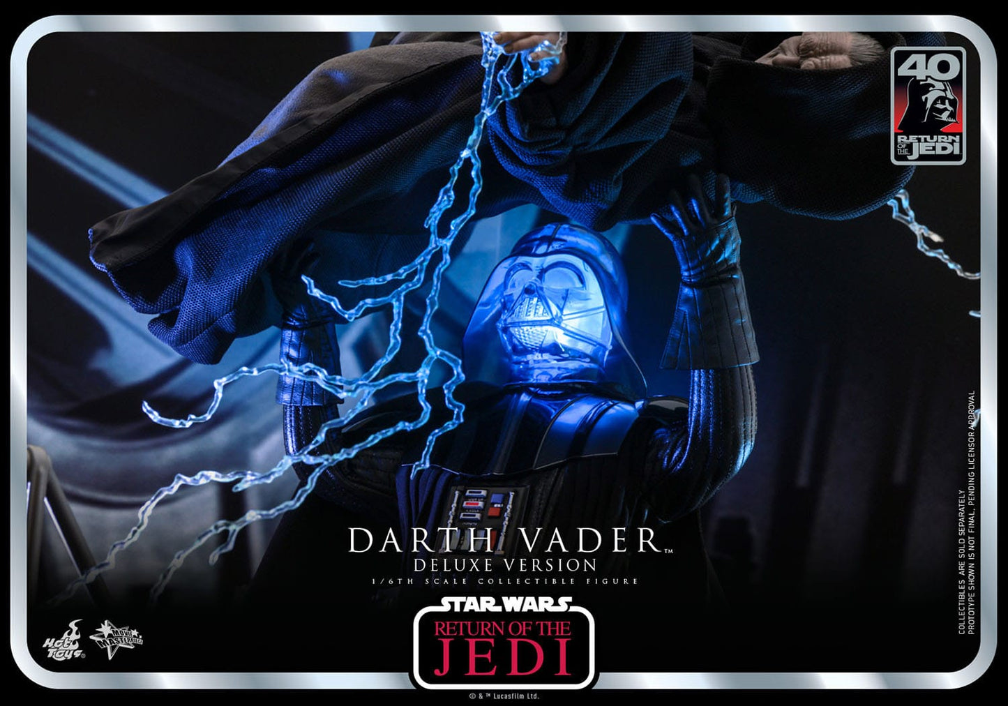 Hot Toys Star Wars: Episode VI 40th Anniversary Figura 1/6 Darth Vader Deluxe Version 35 cm