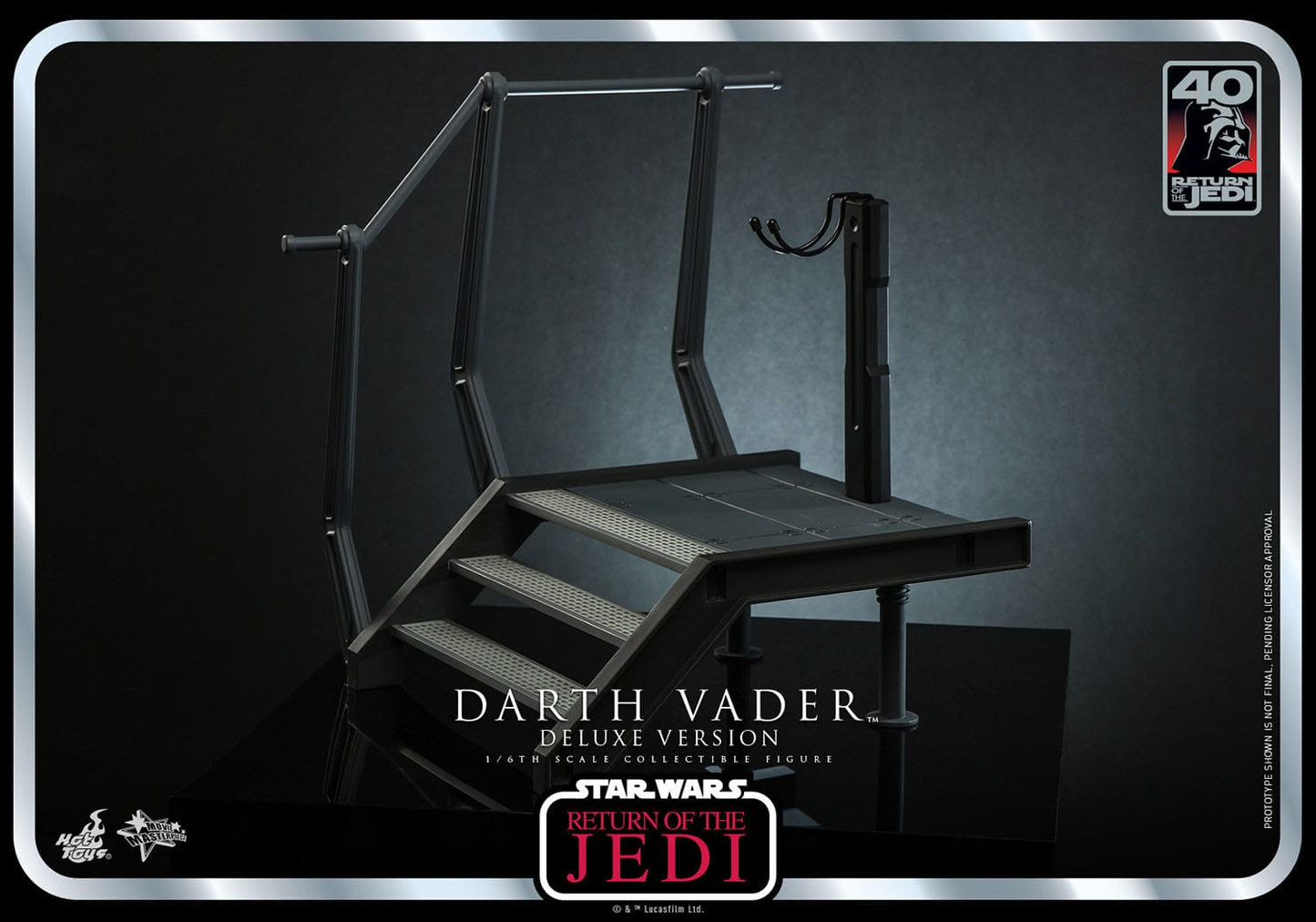 Hot Toys Star Wars: Episode VI 40th Anniversary Figura 1/6 Darth Vader Deluxe Version 35 cm