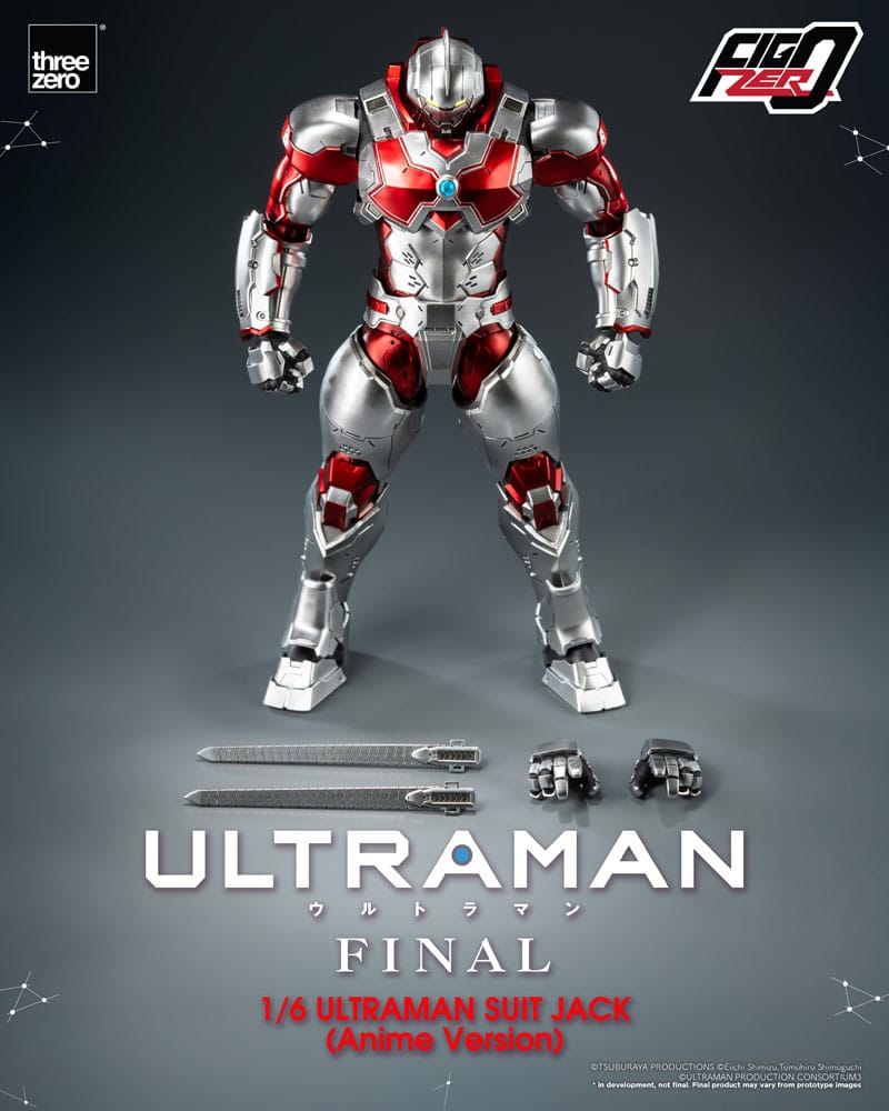 Ultraman Final Figura FigZero 1/6 1/6 Ultraman Suit Jack Anime Version 35 cm - Z POP Toys